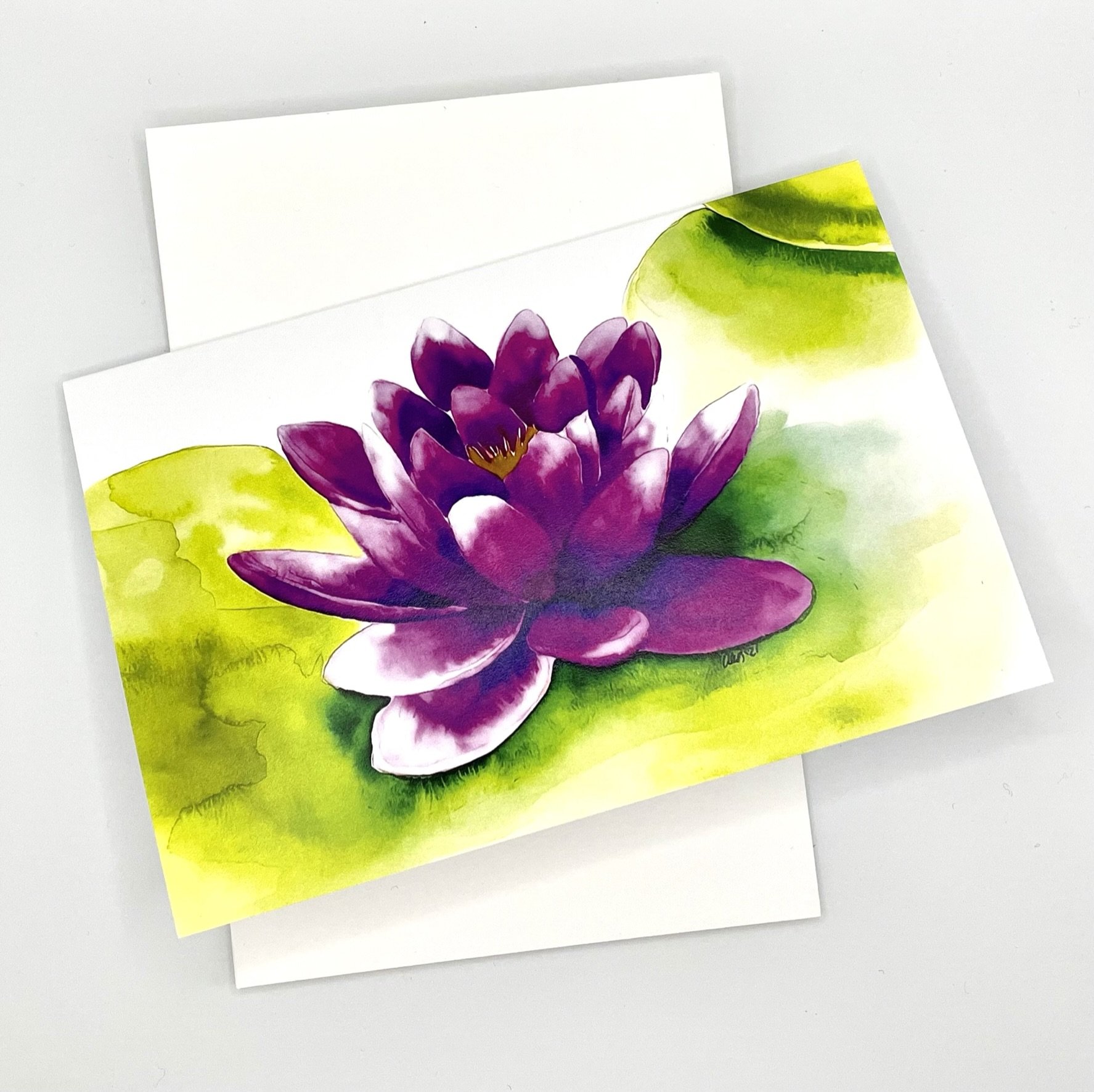 Lotus Greeting Card