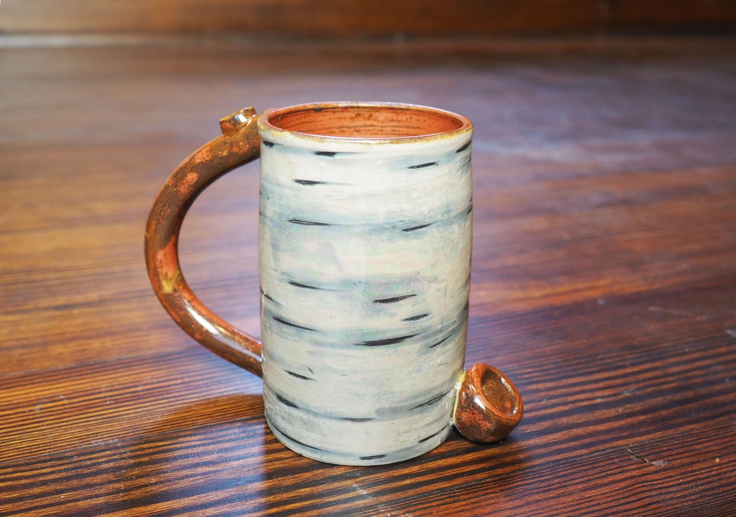 Pink Birch Wake and Bake Mug