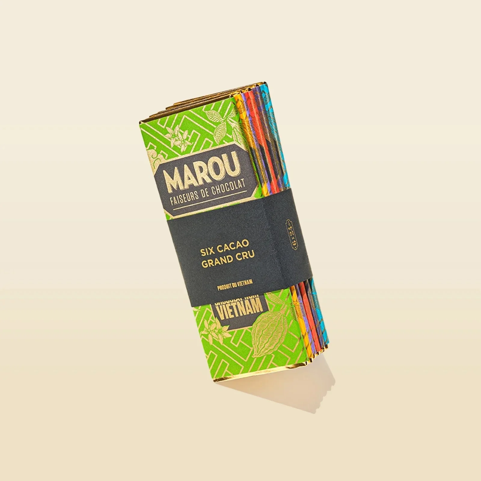MAROU 6-Piece Single Origin Chocolate Mini Bar Gift Set