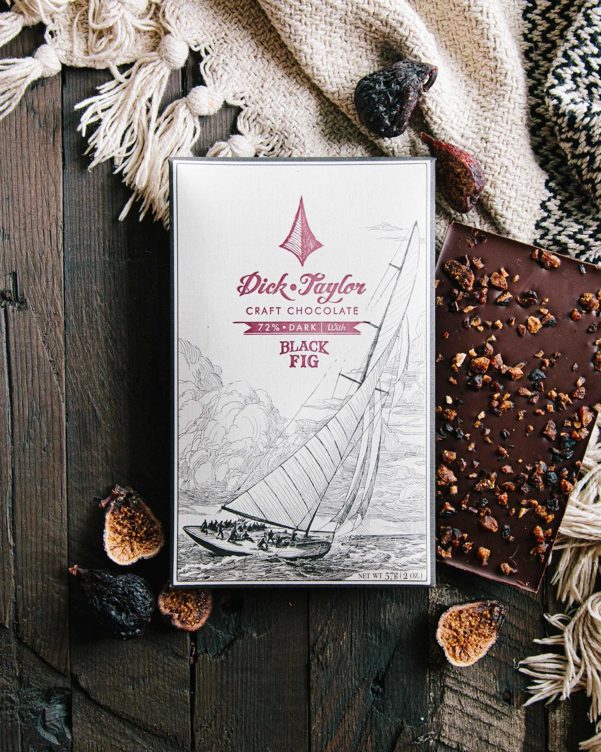 Dick Taylor Black Fig 72% Dark Chocolate