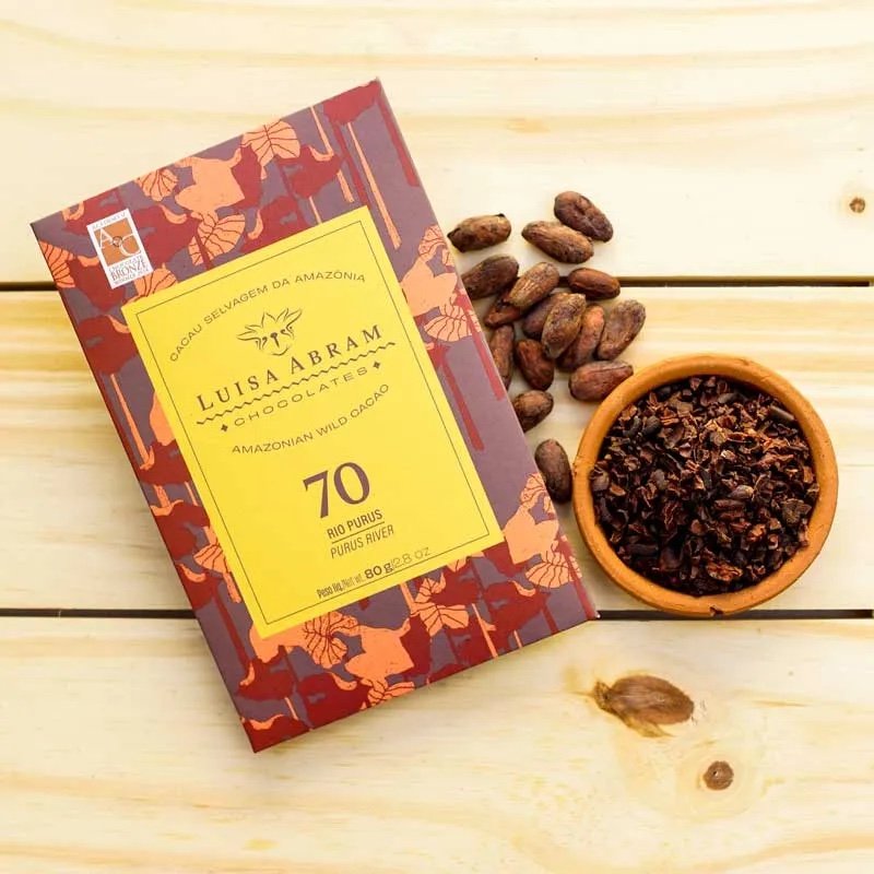 Luisa Abram Rio Purus Wild Cocoa 70% Chocolate Bar