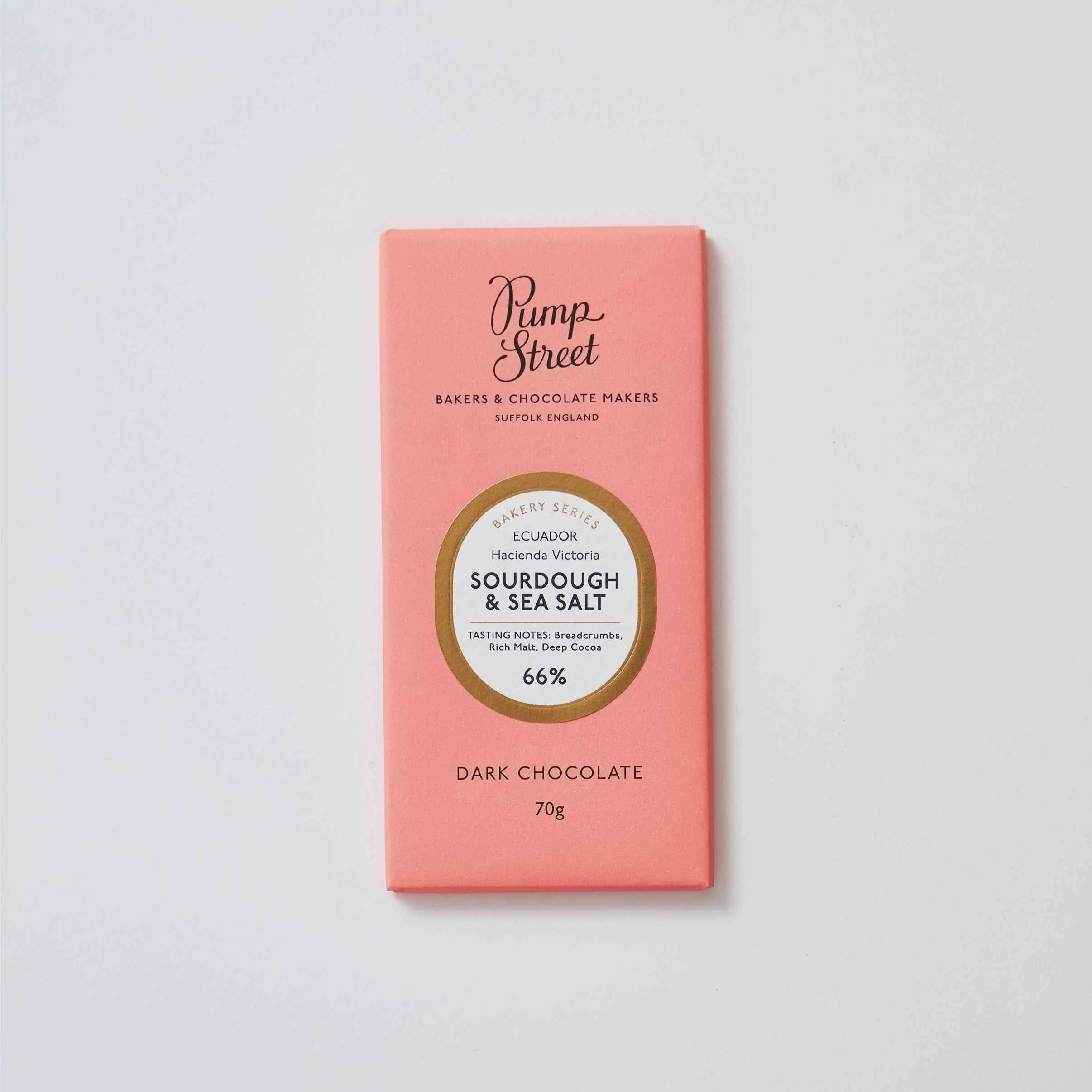 Pump Street Sourdough & Sea Salt 66% Dark Chocolate