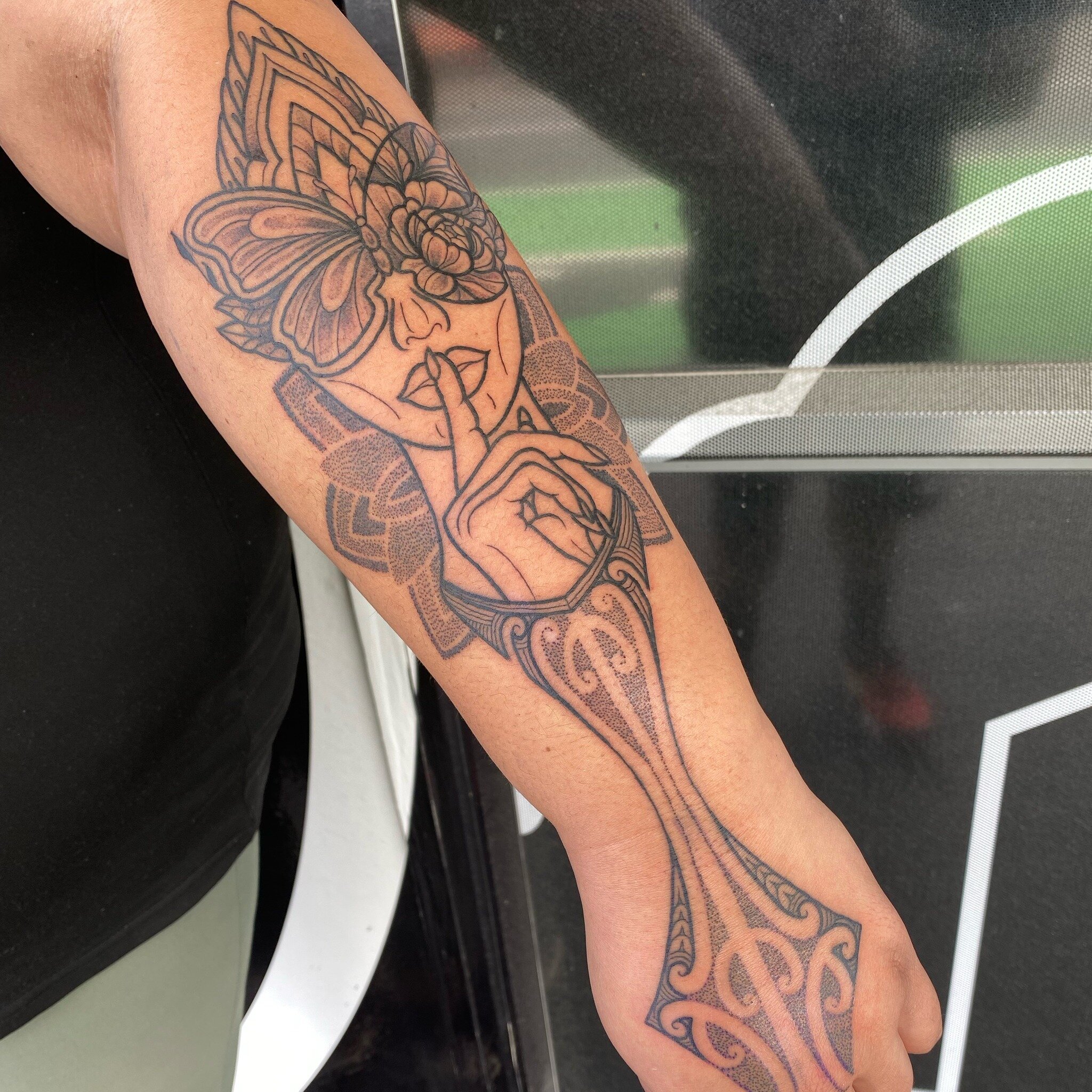 Customs forearm piece by @inked_by_heat 
Incorporating mandala and Tā Moko.

Dm to have a chat about starting your next project !

Laybuy and Afterpay available