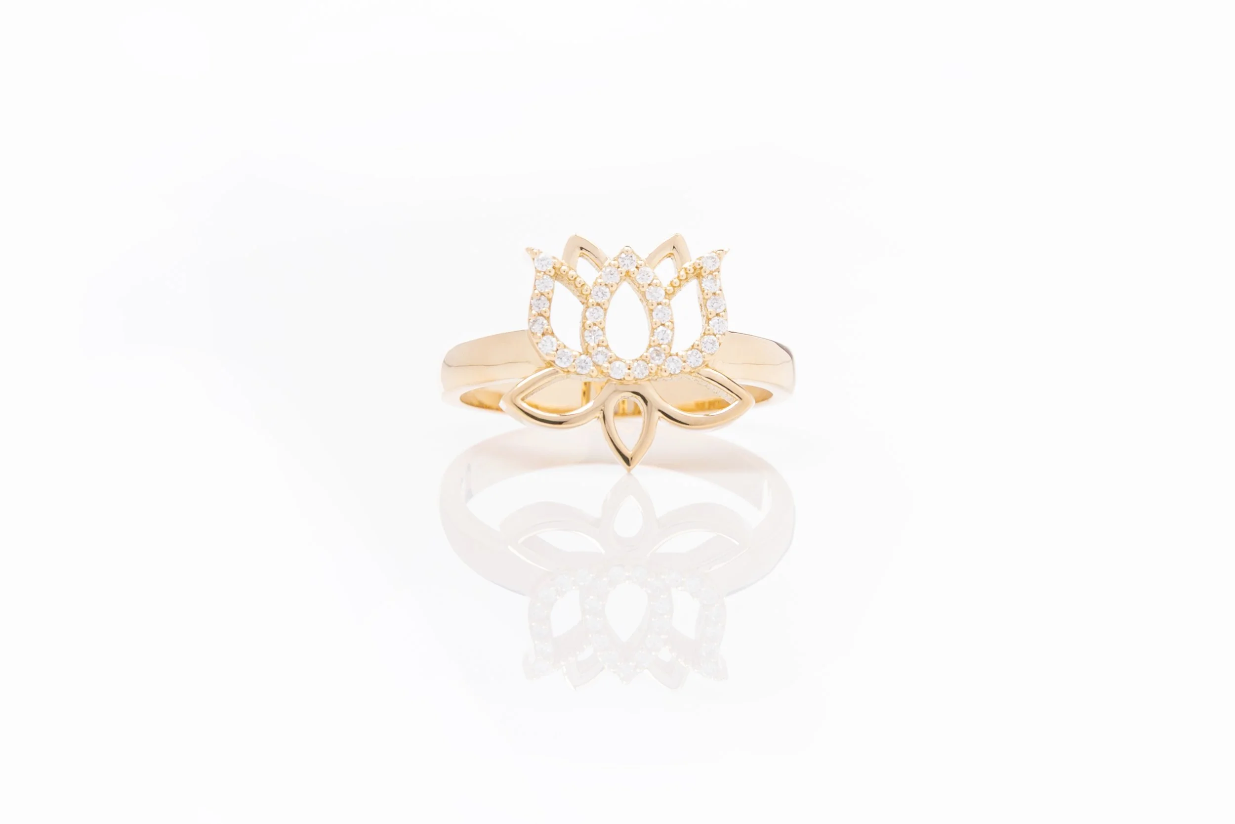 Lotus Diamond ring