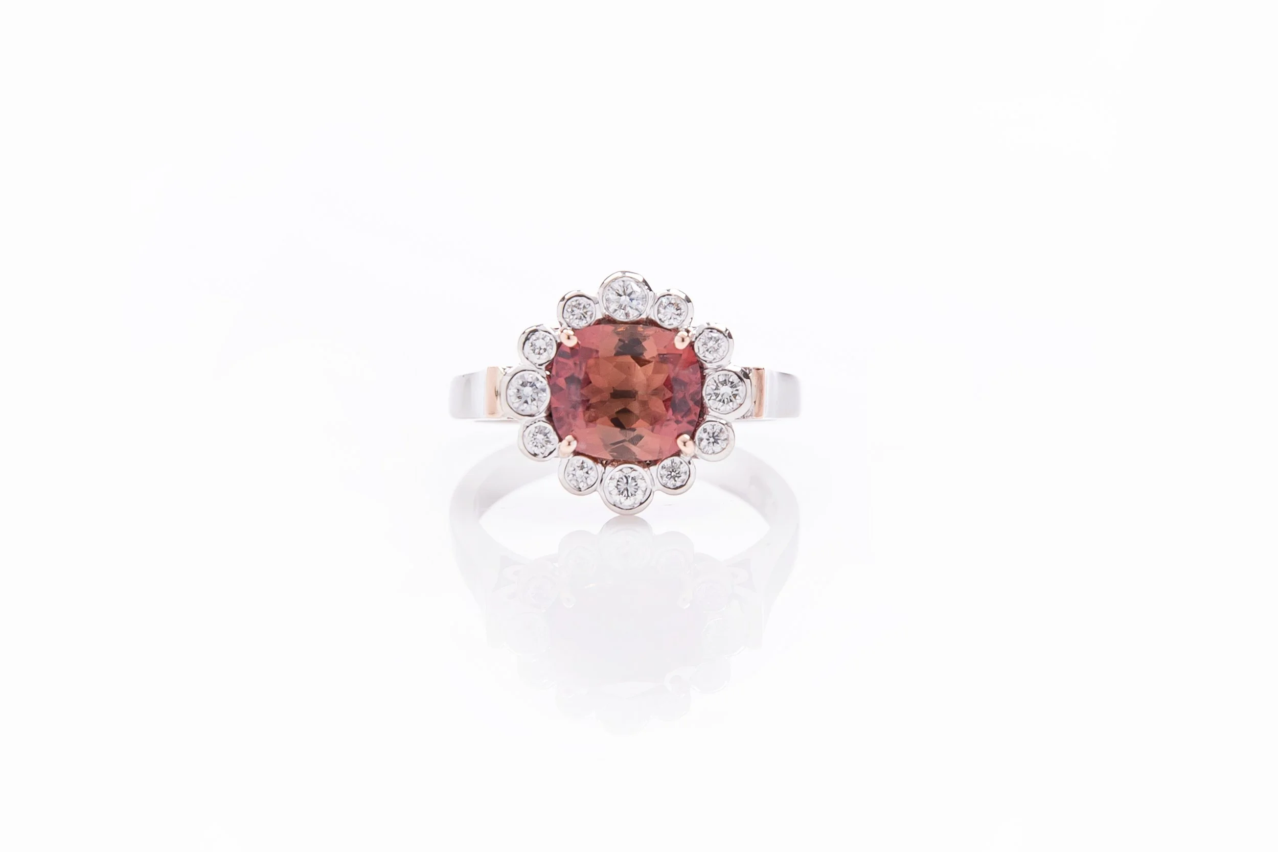 Carter Pink Tourmaline & Diamond ring