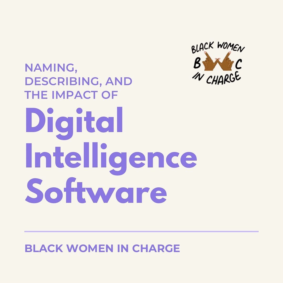 This post will serve as the second in a series to educate the public about the improper use of digital intelligence from a legislative lens for our 2023 Initiative: Digital Disparity. Today, we discuss the types of digital intelligence software and h