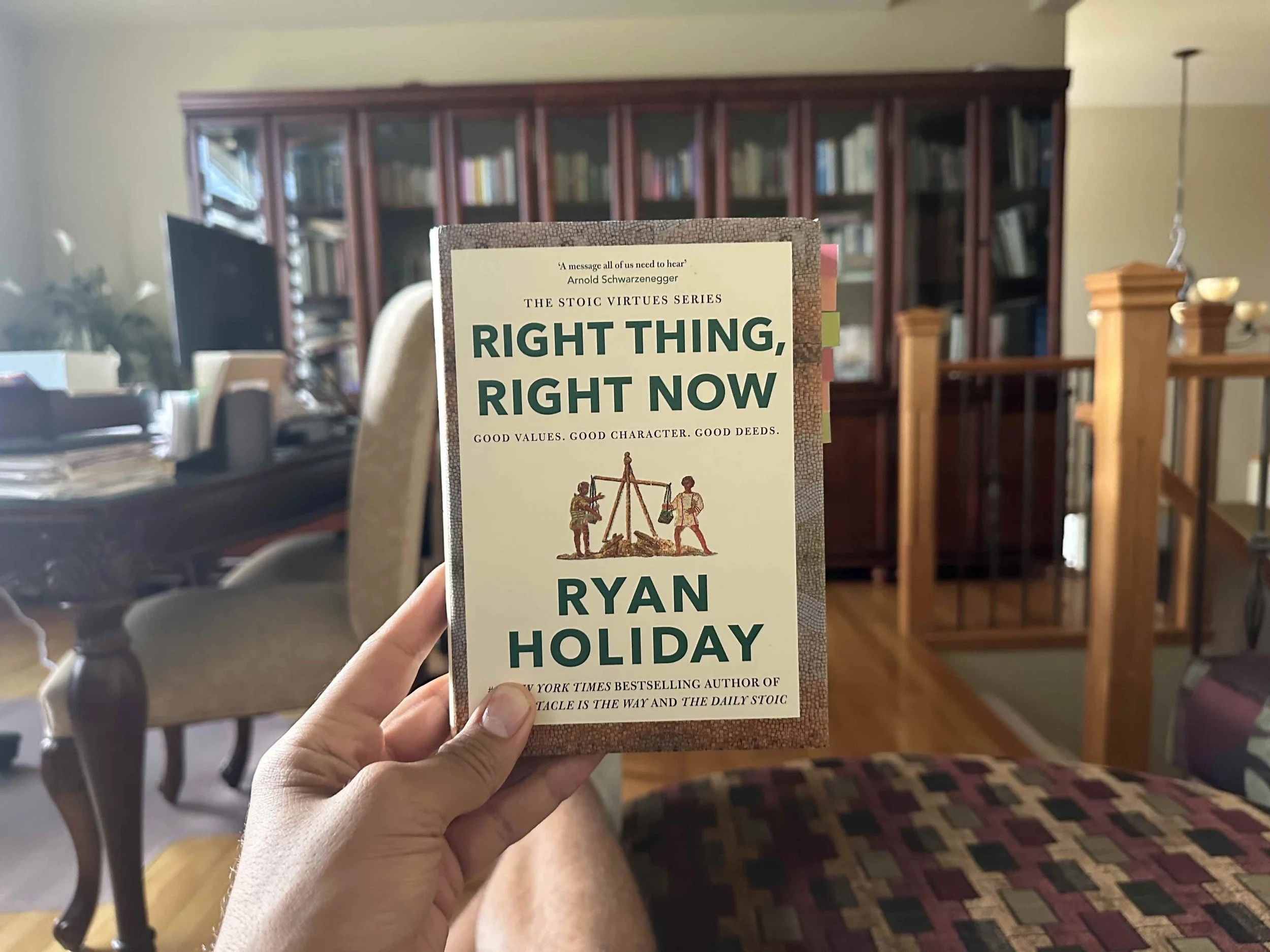 Right Thing, Right Now by Ryan Holiday - A 300-Word Book Review