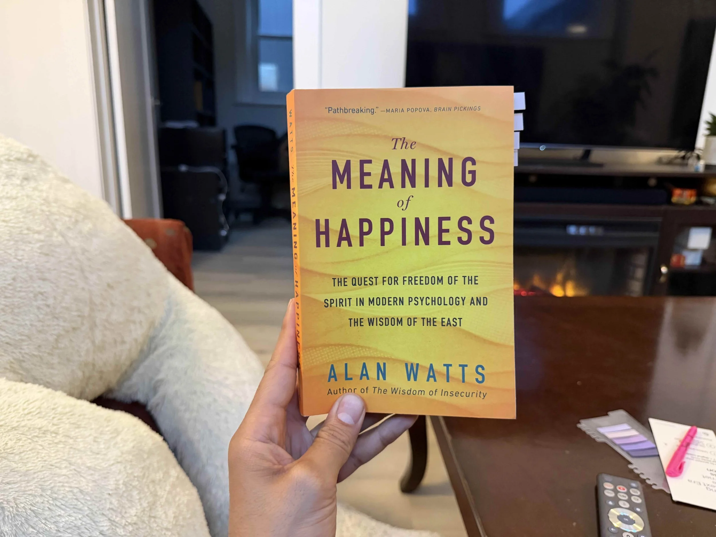Alan Watts book review, books on happiness, self-help book review, best books for mental health