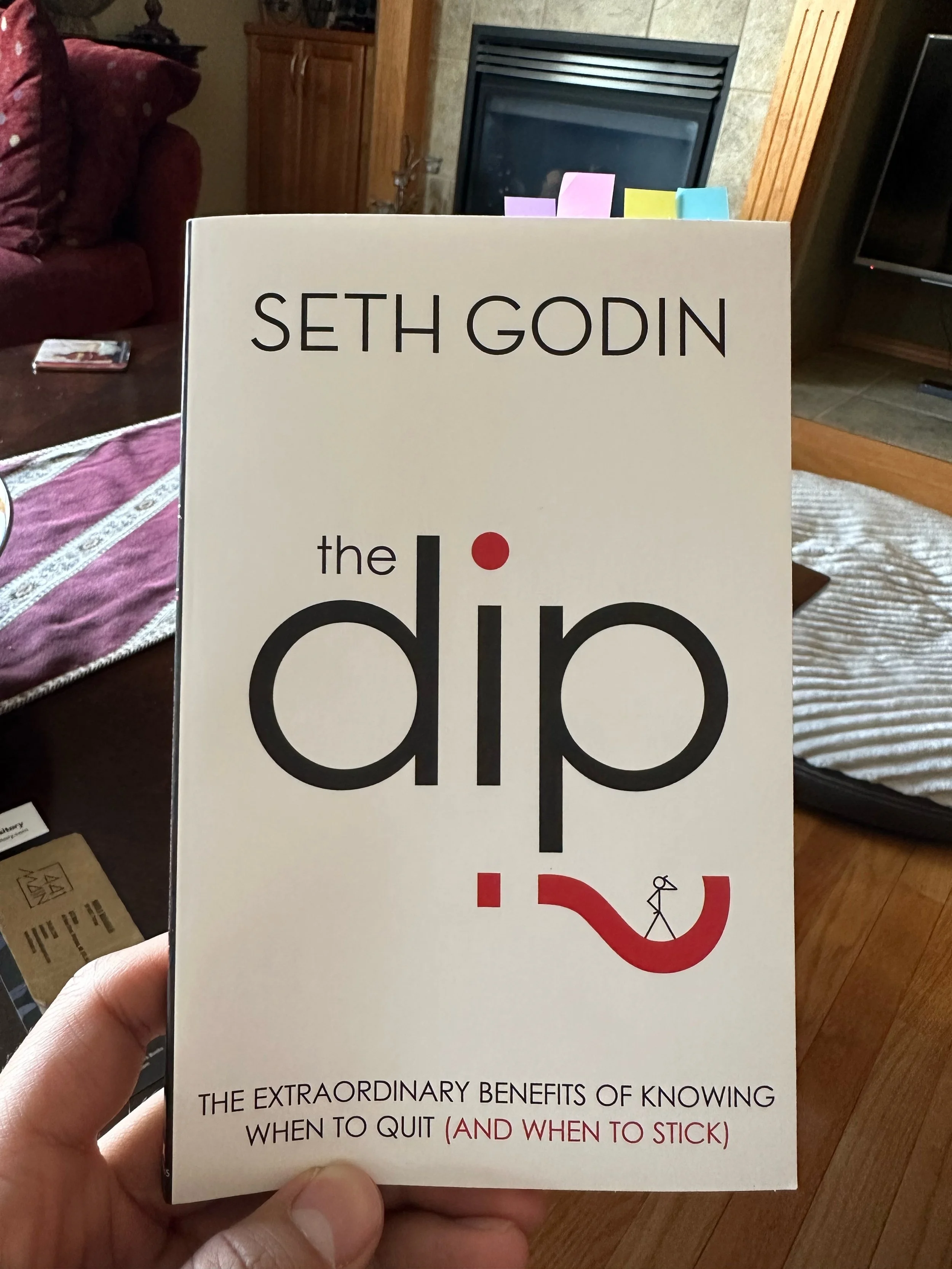 Seth Godin, Marketing 101, Marketing Advice, 2023 Marketing, The Dip, Marketing Books, Book review, Life Hack