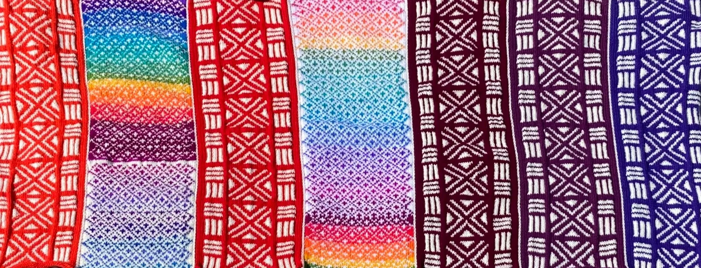 Luxurious. Acrylic yarn. 36in x 84in. 2022.