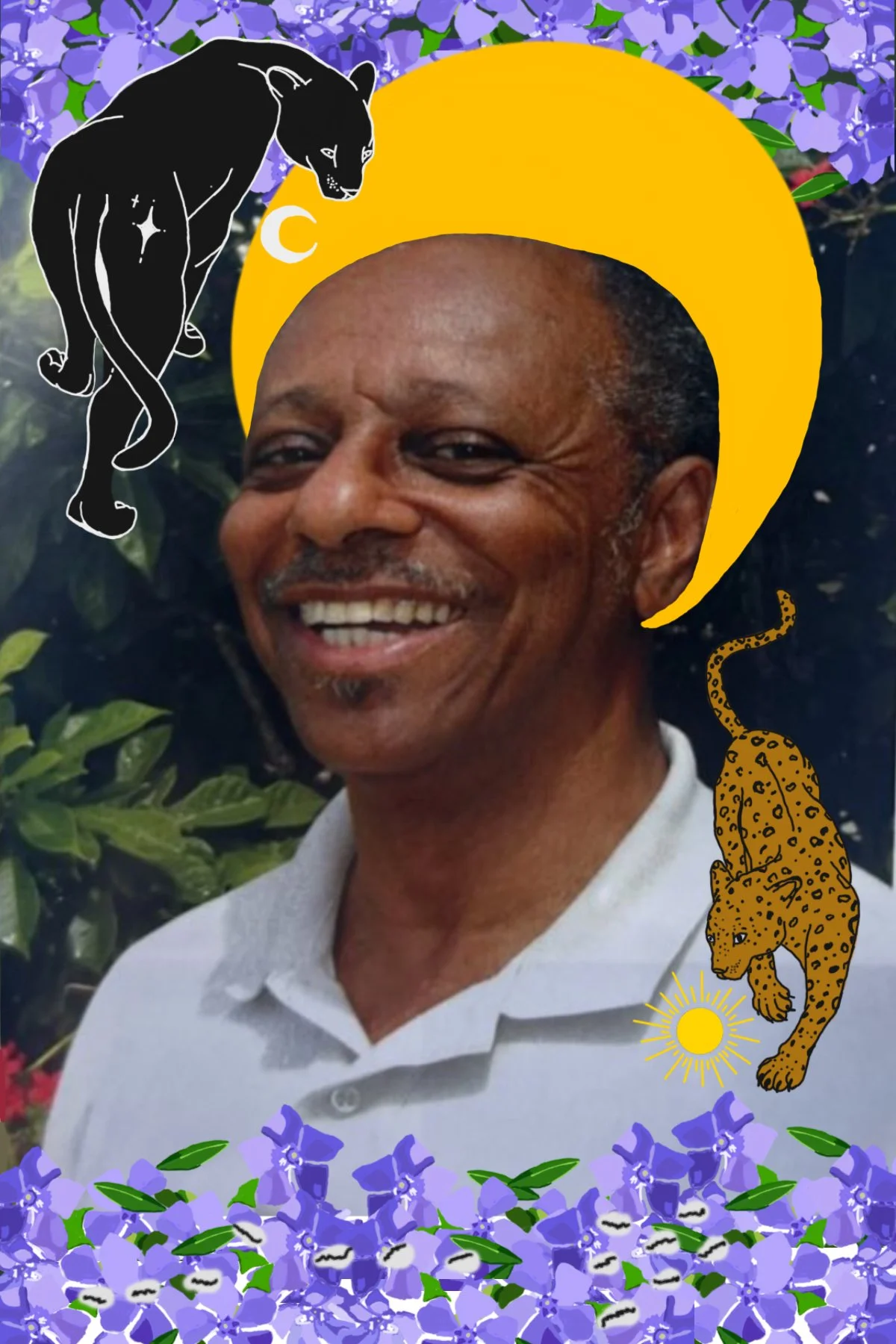 Aster St Paul Knight. Digital collage. 2025