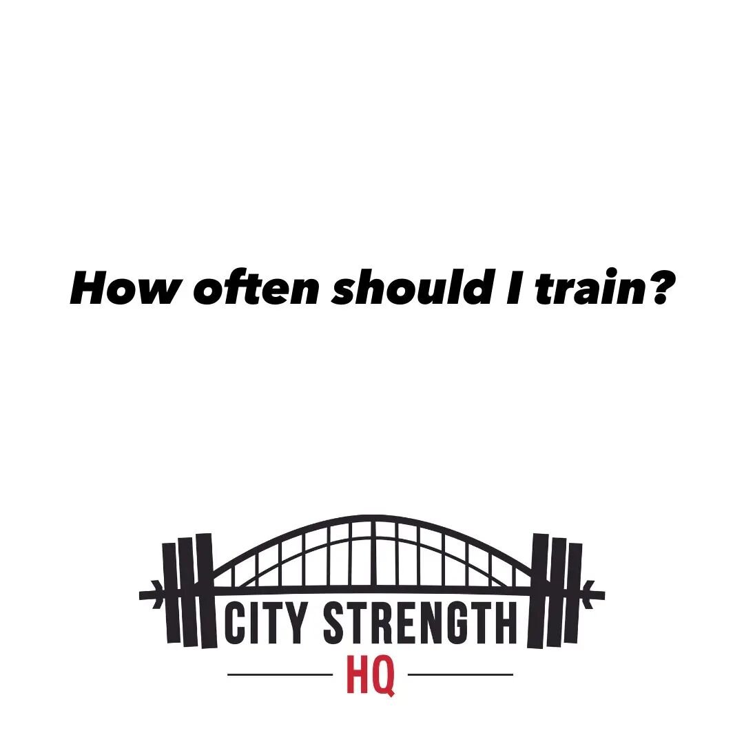 How often should you train? 

@raman_fs 

#citystrengthhq #citystrength #powerlifting #training #coaching #strengthtraining #strengthgym