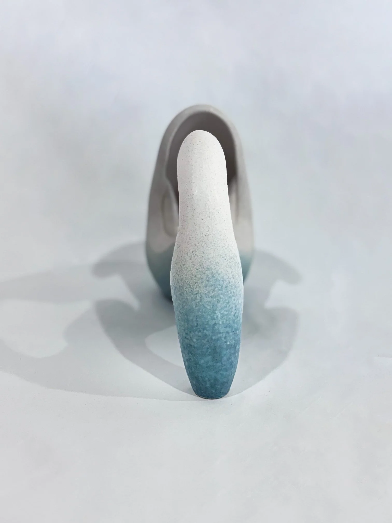 "Fluyendo en Balance" ("Flowing in Balance"). Side view. 