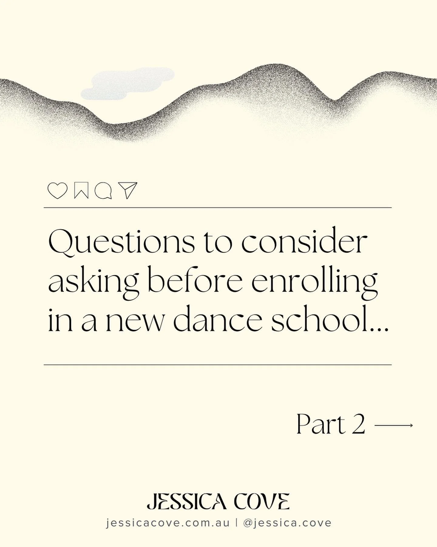 In Australia, and many other countries, private dance education remains largely unregulated. Seeking support, asking the right questions and carefully researching schools/institutions can help to ensure you are entering a safe and professional enviro