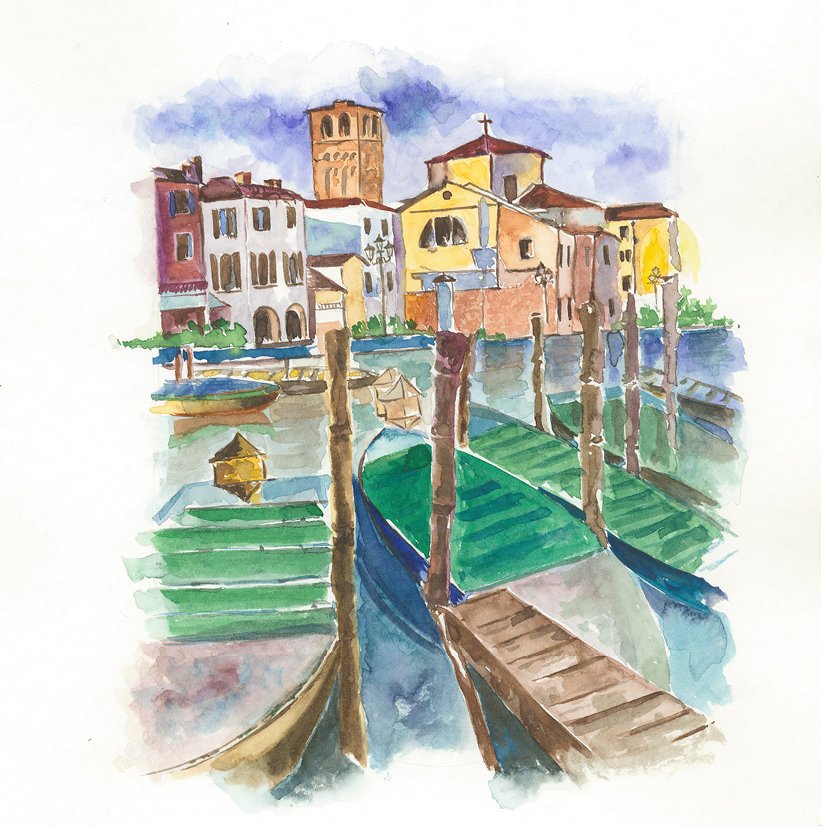 Morning Traffic - Greeting Card