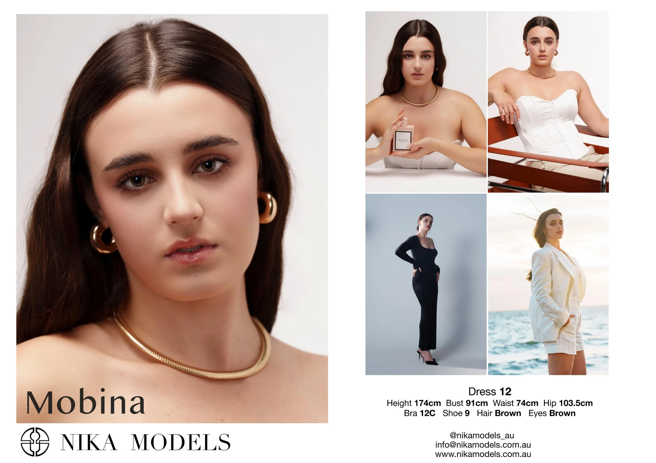 Mobina Compcard — Nika Models