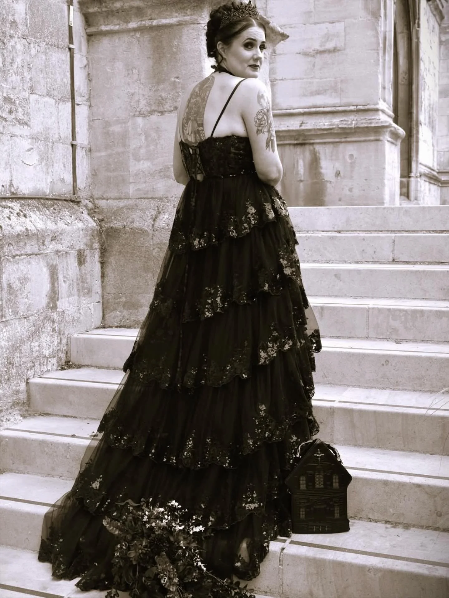 #glitteratibride #beautifulbrideinblack #momentofalifetime #trueyou #youdo #partofyourjourney #stunning #gorg #beaut #glitteratiprom