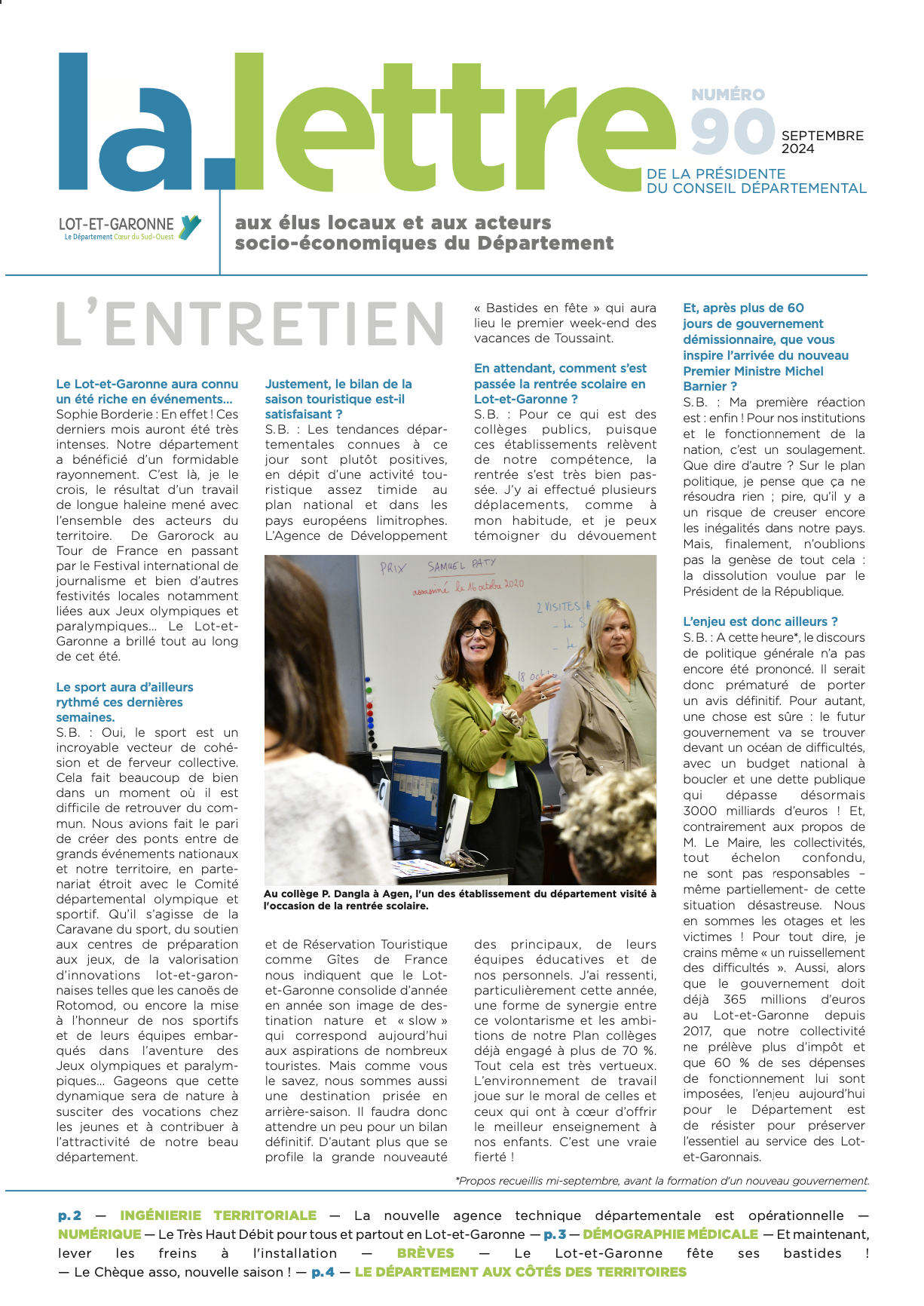 Ma Lettre n°90 - Septembre 2024