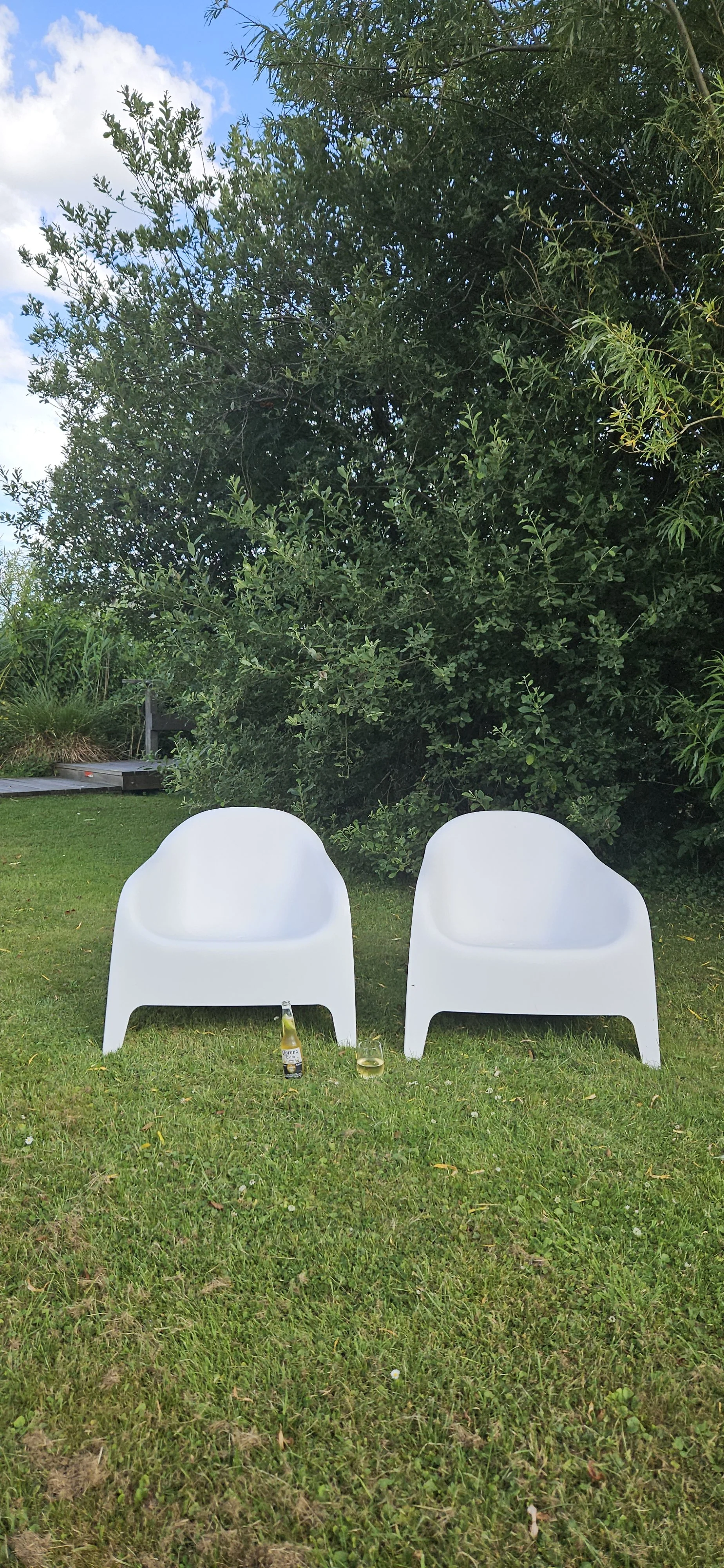 Genieten in de tuin