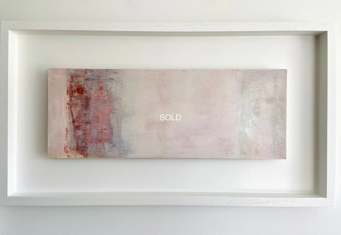 SOLD
&lsquo;Entering into a dream&rsquo; has found its home, thank you @summerhousegallery 

This was one of my favourites from my liminal collection, I love that it had some found crushed red ochre earth pigment imbedded into the oil paint which giv