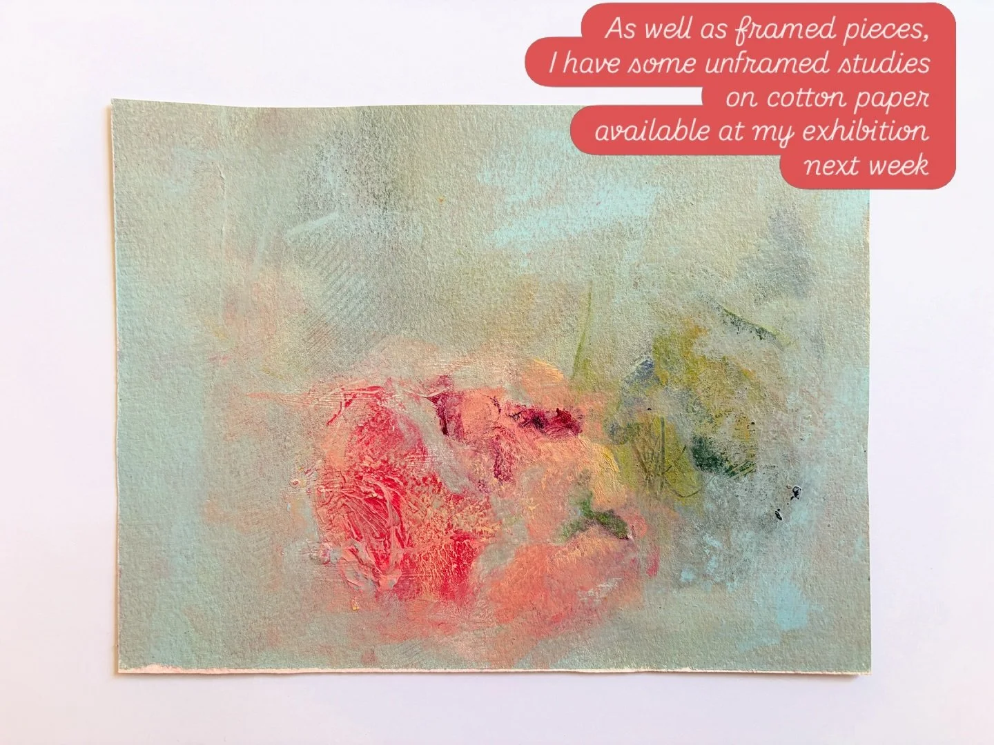 I wanted to share that I will be showing work from my latest series &lsquo;Romantic Reveries&rsquo; next week @polyfalmouth 

I hoped to capture the fresh palette, the softness of petals and leaf lines and forms from my memories of my wedding bouquet