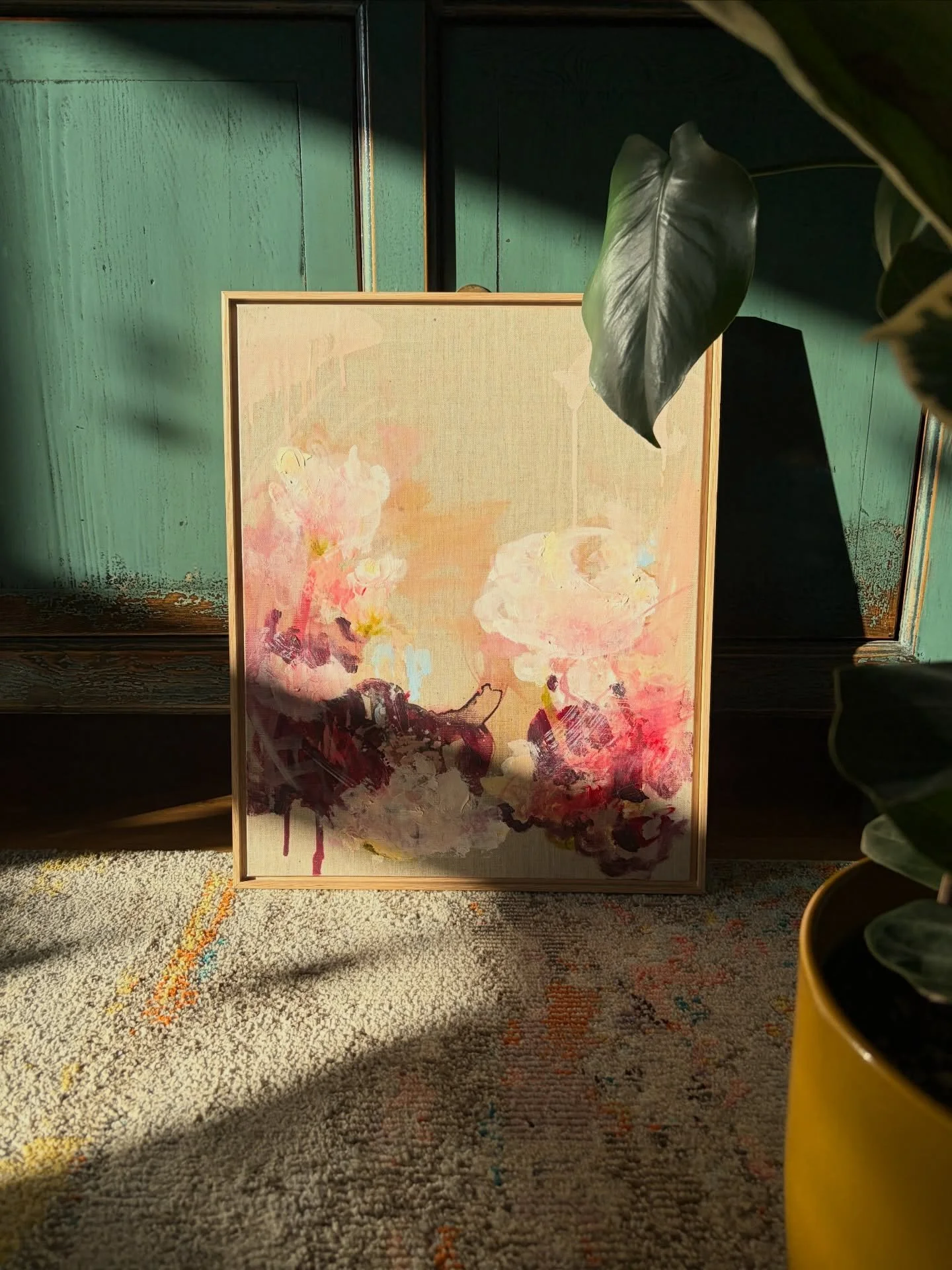 &lsquo;May Reverie&rsquo; will be on show at my 3 month solo exhibition @thesquareclub 

I chose pale pink peonies in my wedding bouquet for their symbolism of romance and good fortune in marriage. 

I&rsquo;ll be showing over 20 oil paintings, all f