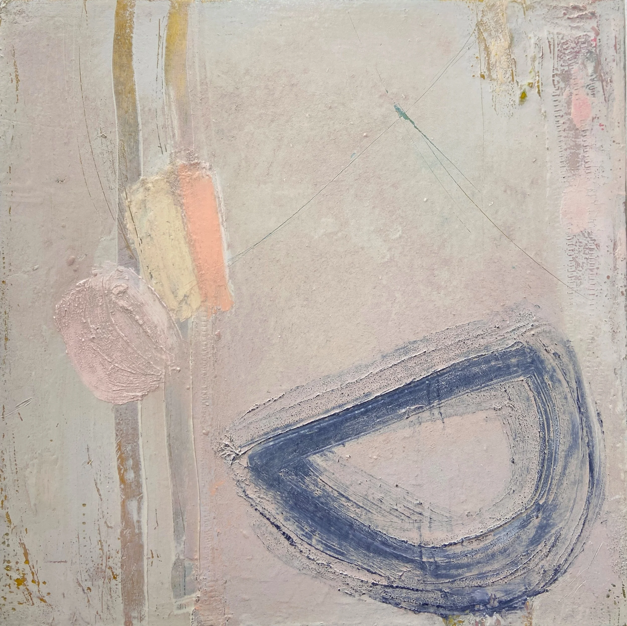 'Mooring' Oil on Board