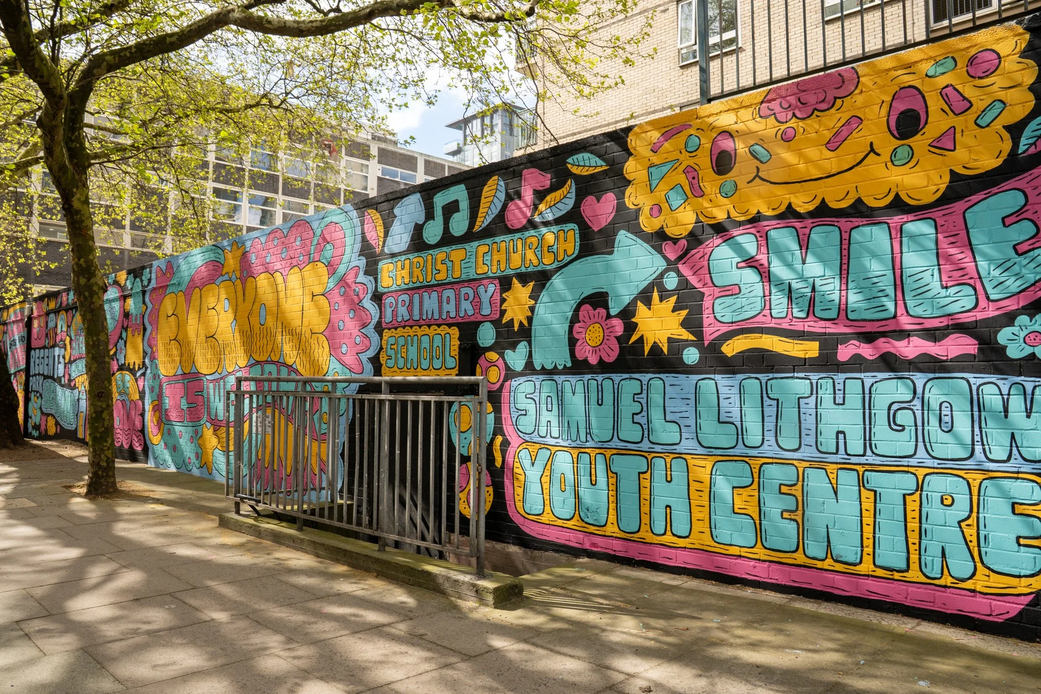 COMMUNITY-ENGAGED MURALS ON STANHOPE STREET AND ROBERT STREET