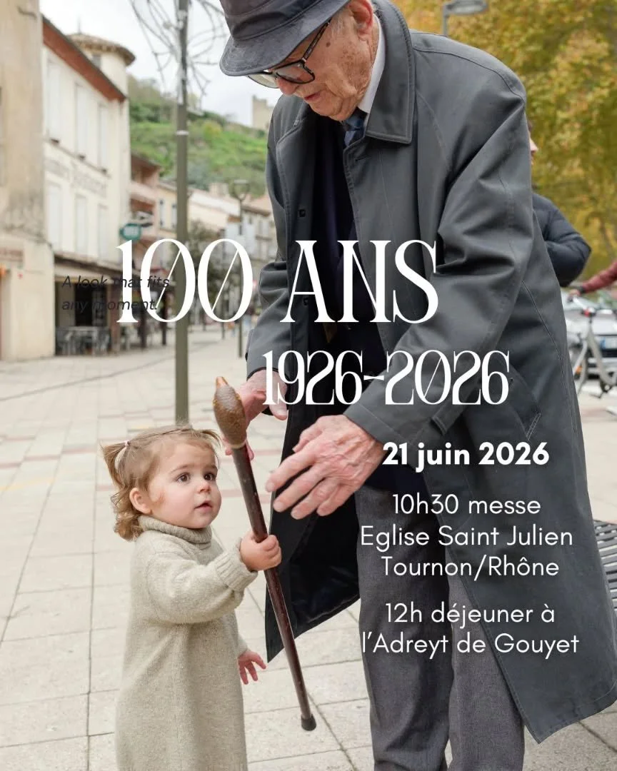 Et voil&agrave; un si&egrave;cle, 4 g&eacute;n&eacute;rations encore ensemble.