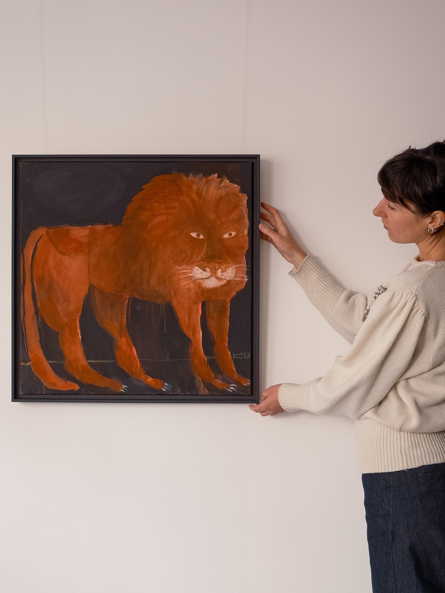 Lion
by Sophie Wake

This majestic work forms part of a new collection of six pieces from Devon-based artist Sophie Wake.
The full collection will be available to view in house and online from this Sunday.

If you would like to secure a piece ahead o