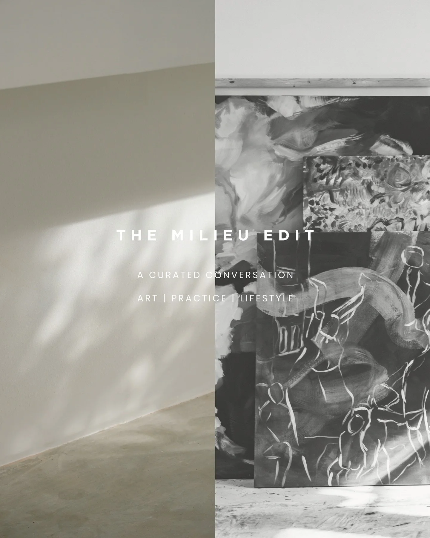 The Milieu Edit

Coming soon, Our new monthly editorial. 

Conversation around art, practice and lifestyle.

A space extending beyond the gallery walls, where discussion unfolds quietly, art is lived with slowly, and craftsmanship is celebrated.

Joi