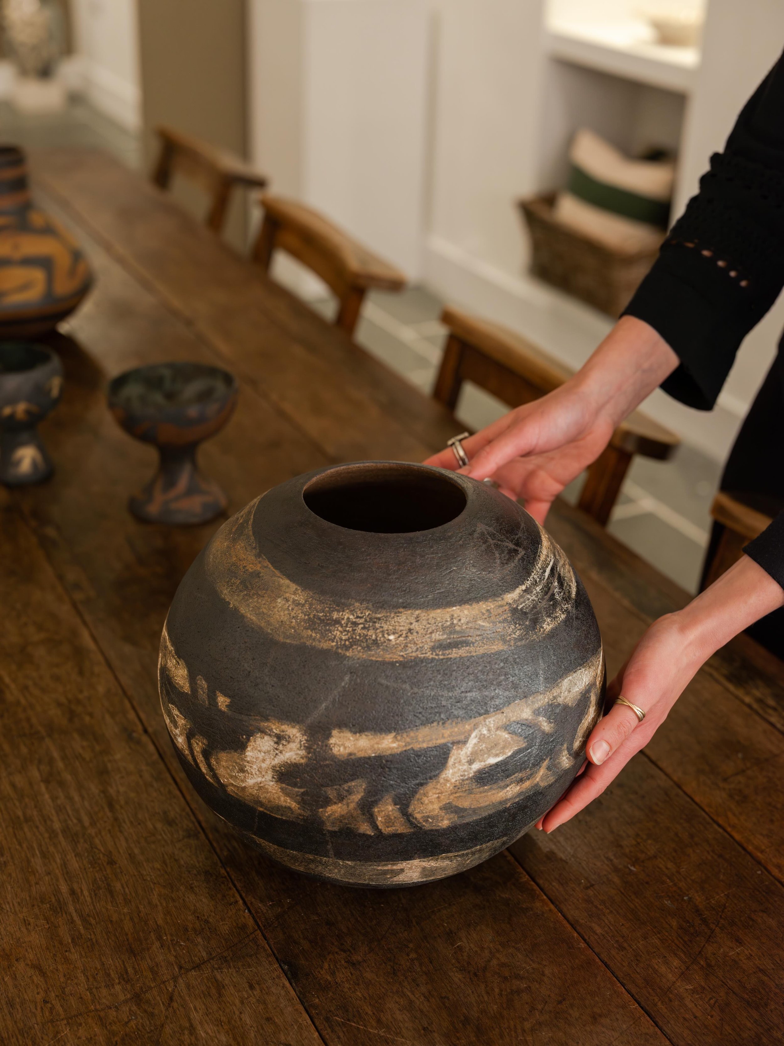 Sophie Wake - Ancient Terracottasphere
2026
Hand-built terracotta ceramic with raw umber

⸻

We are absolutely thrilled to be presenting a sensational collection of ceramics by Sophie Wake in our current exhibition, What the Hand Knows.

Sophie&rsquo
