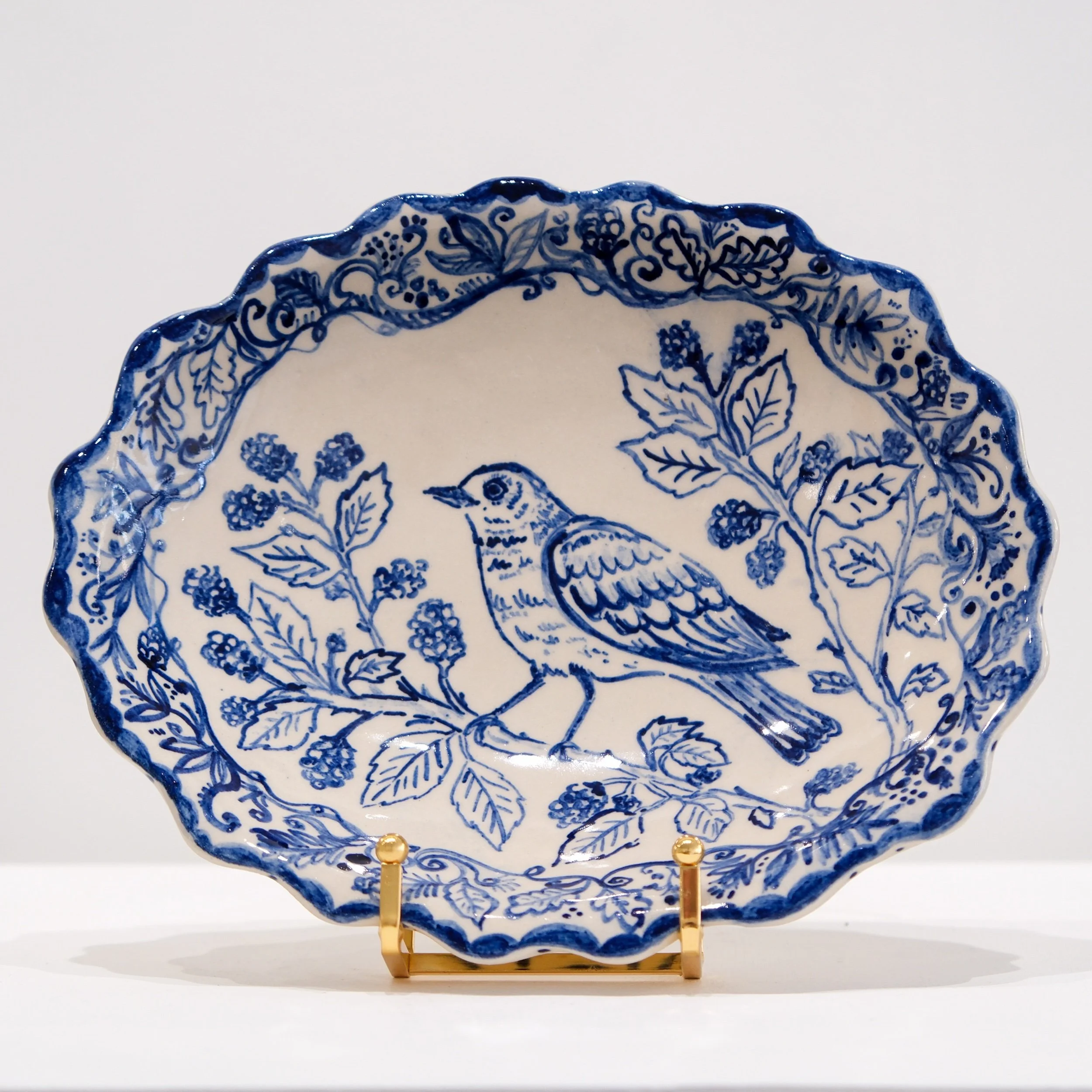 LAURA WINSTONE - BLACKBERRY PICKING PLATTER