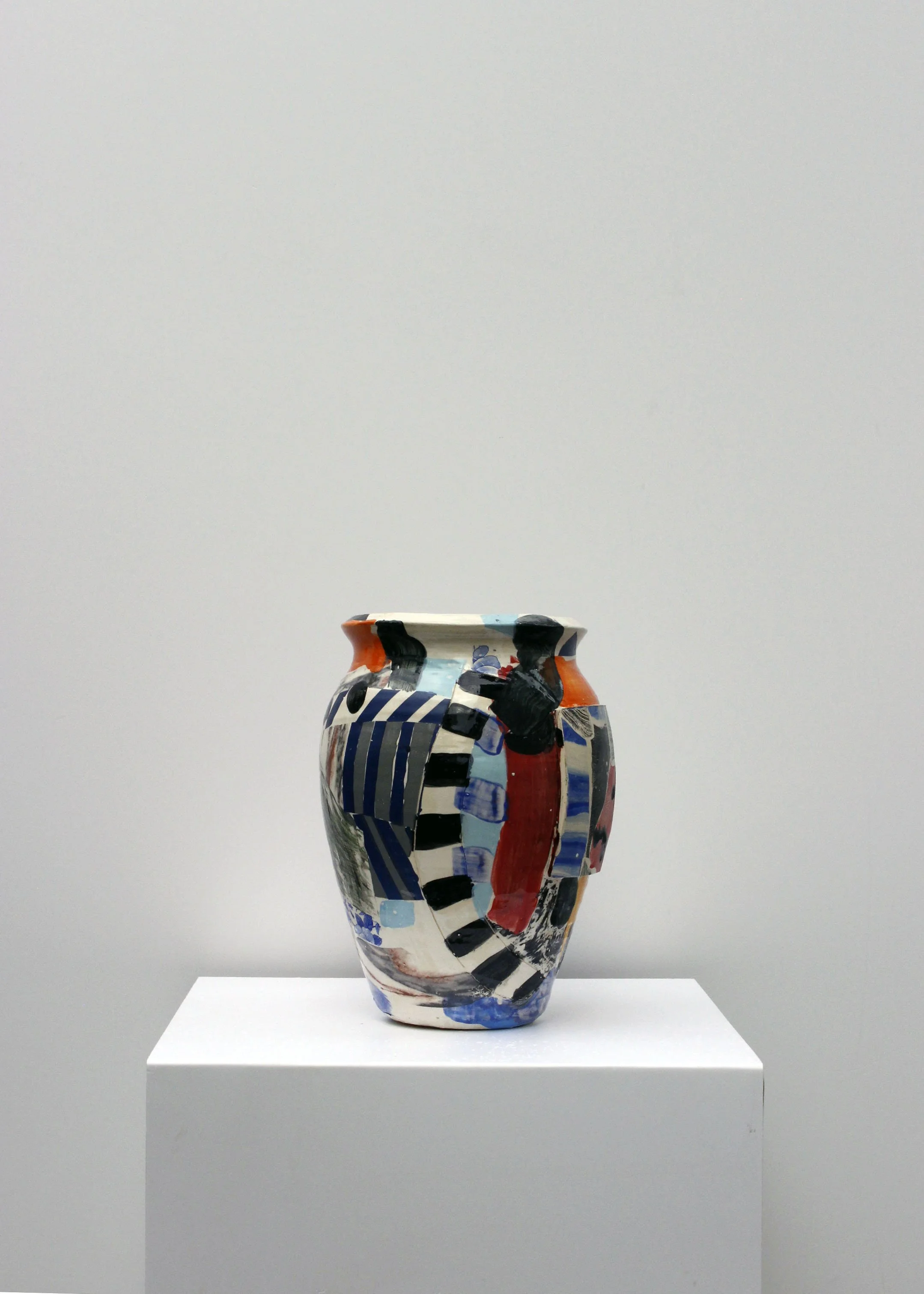 TOM NORRIS - LANDSCAPE W/ STRIPES - LONDON ART FAIR