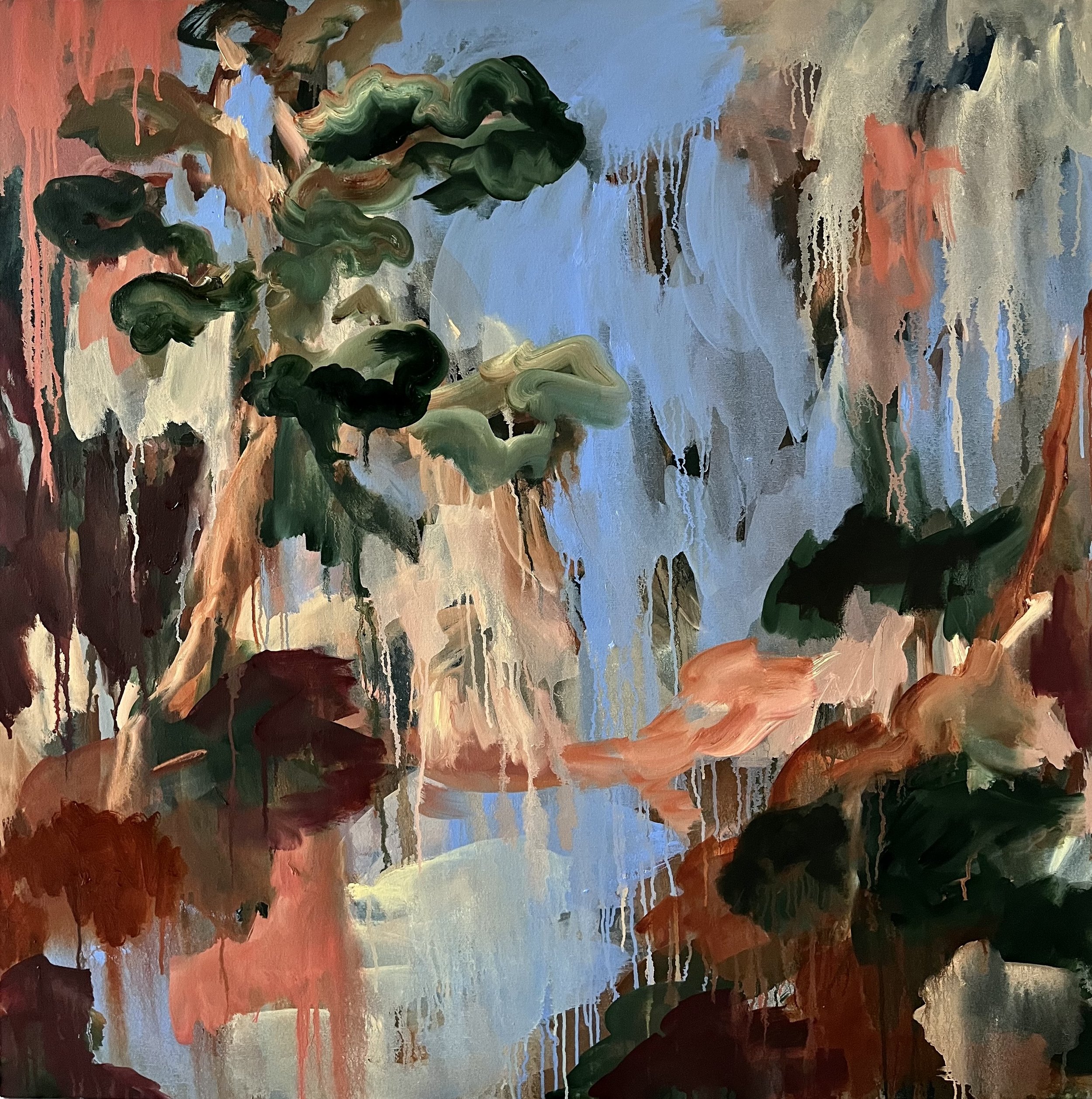 MARY WEST - WHERE THE RIVER MEETS THE OAK - LONDON ART FAIR