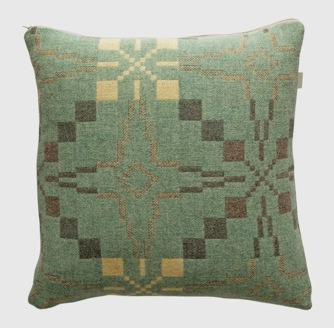 Melin Tregwynt - Vintage Star Cushion Cover - Mint