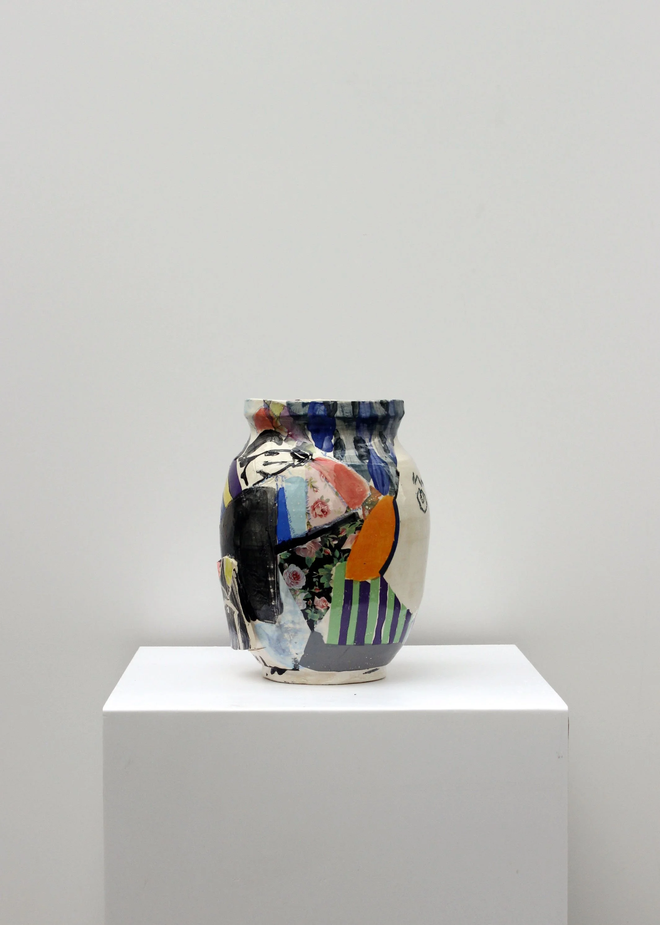 TOM NORRIS - COLLAGED VESSEL - LONDON ART FAIR 2026