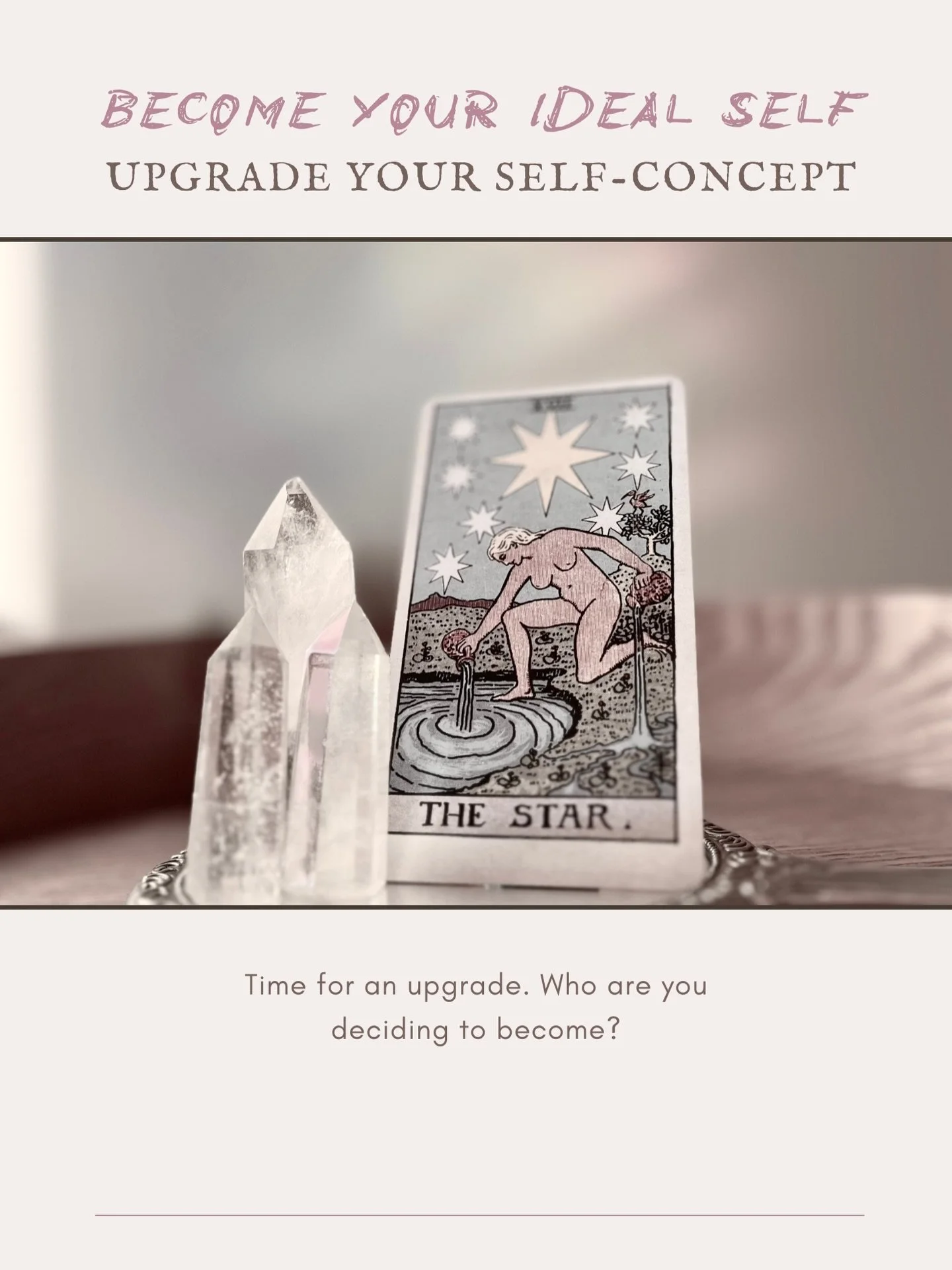 A free self-concept guide is now available to download on my website. I get distracted easily so this took a while to get done 🤭 but if you want to learn how to become your ideal self and upgrade your self-concept then this is perfect for you. 

If 