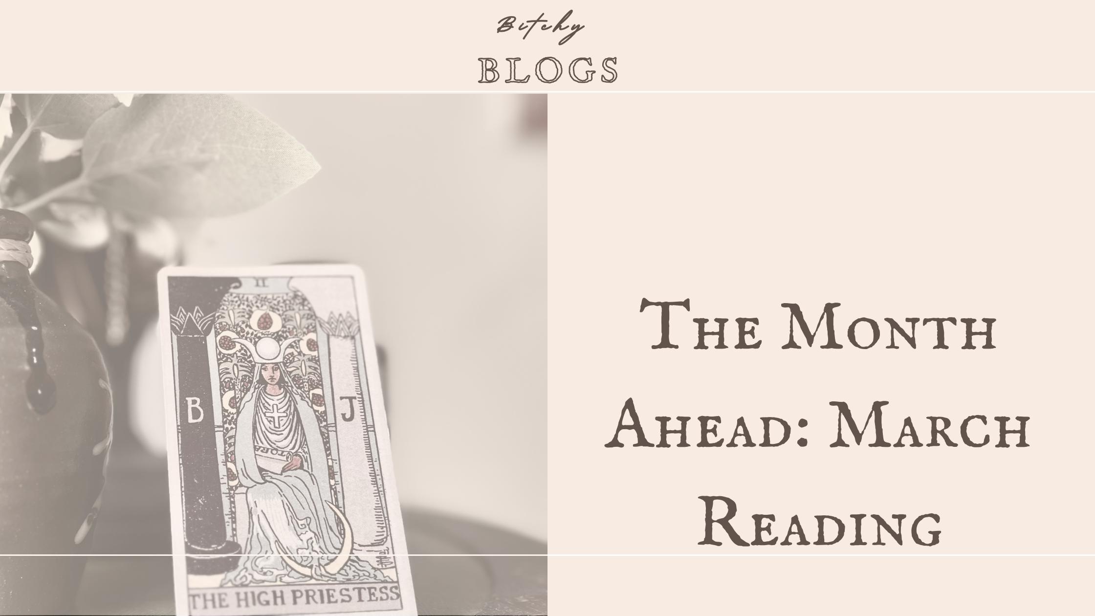 The Month Ahead: March Reading