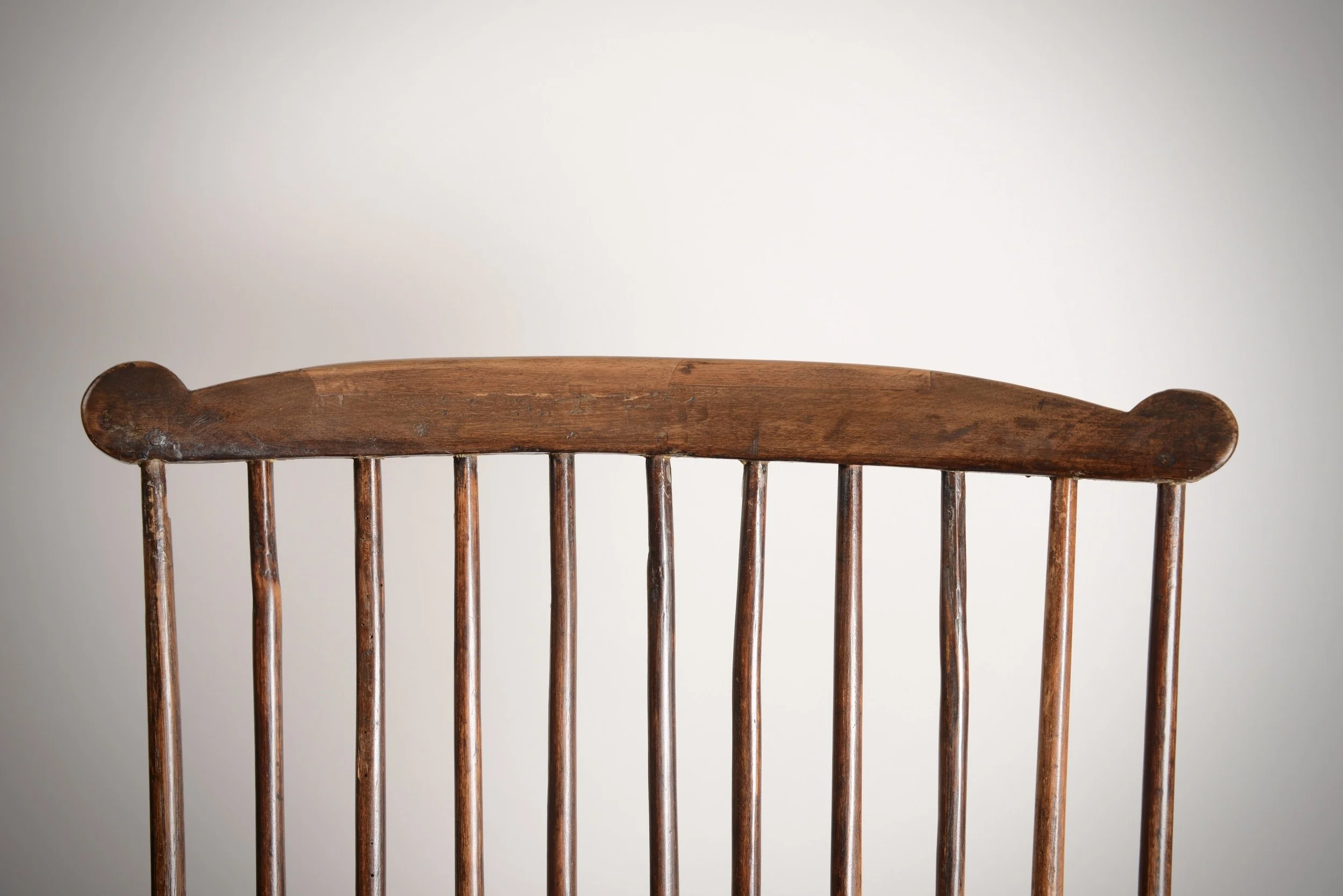 C18th comb back chair