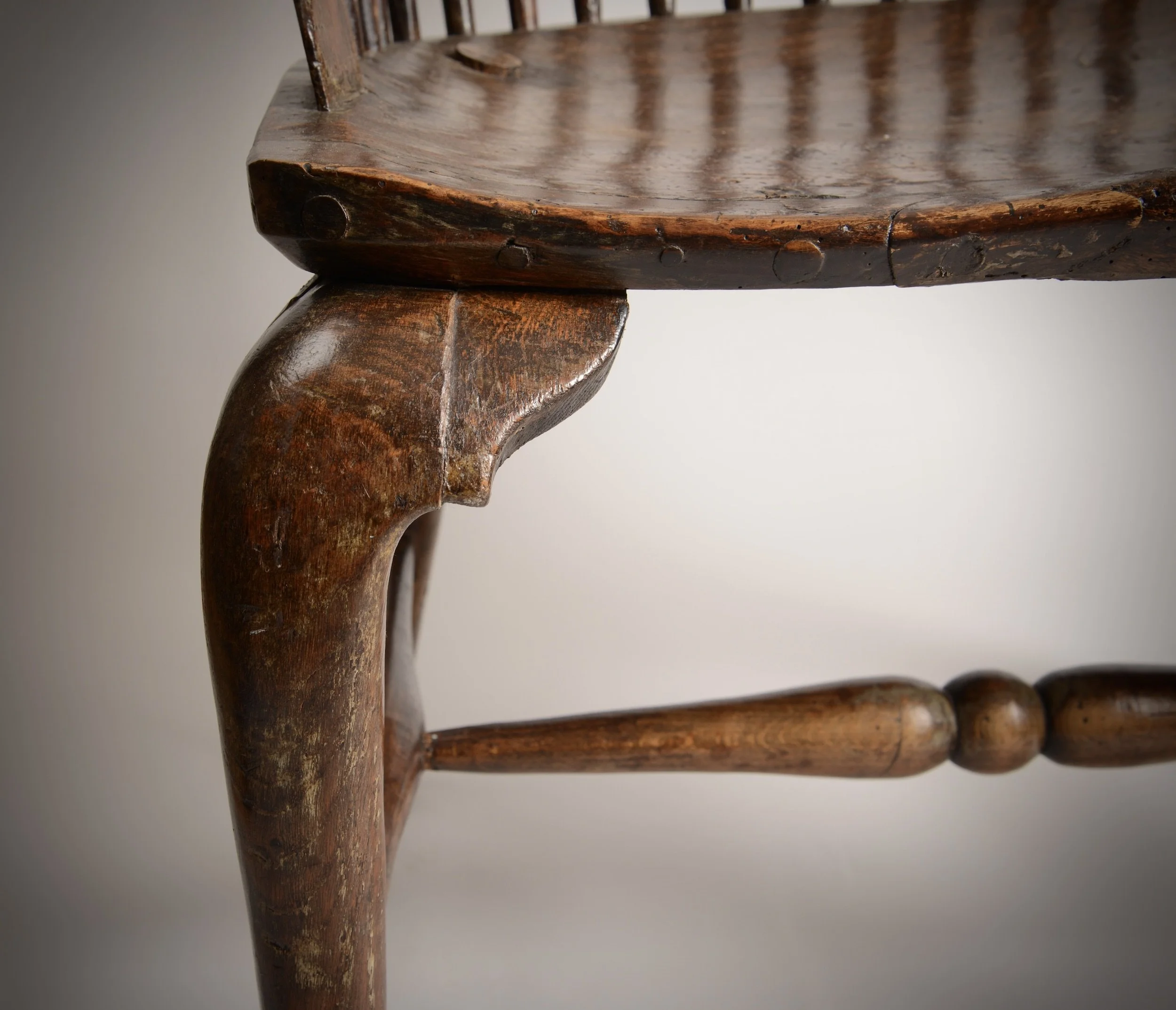 C18th comb back chair