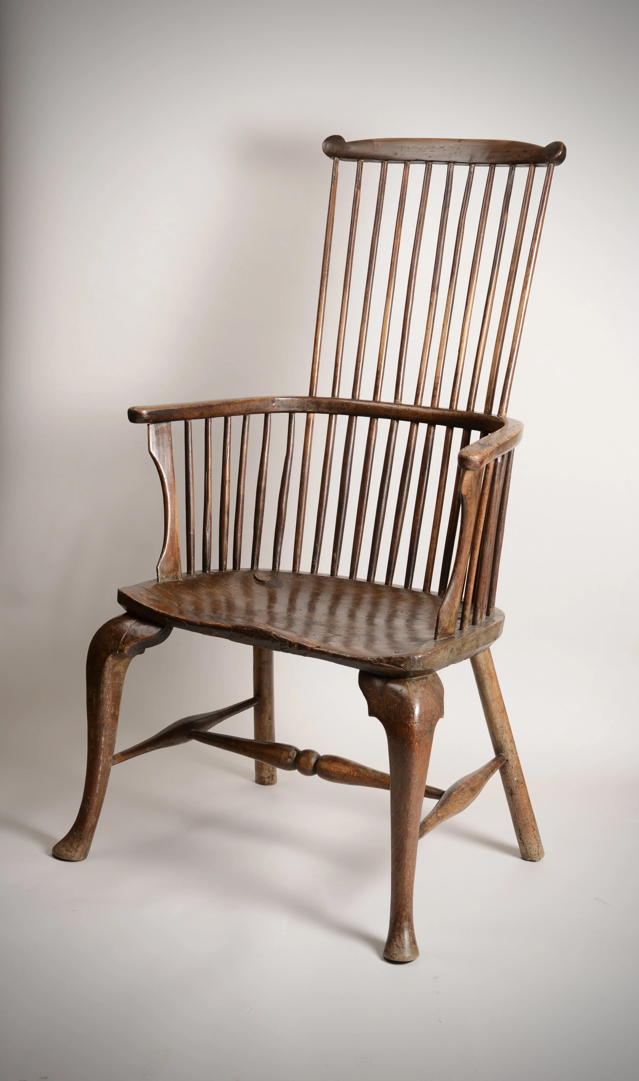 C18th comb back chair