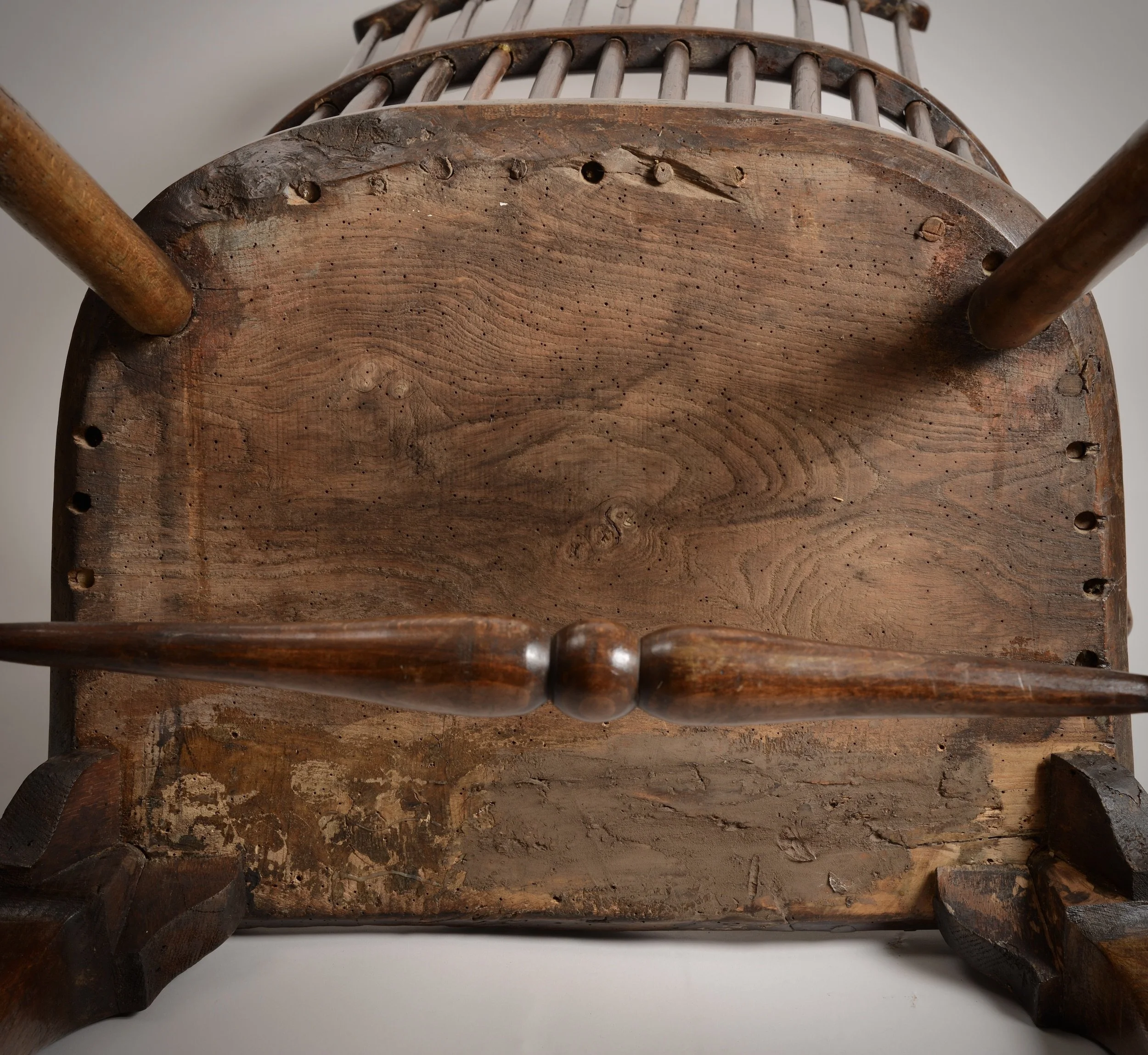 C18th comb back chair