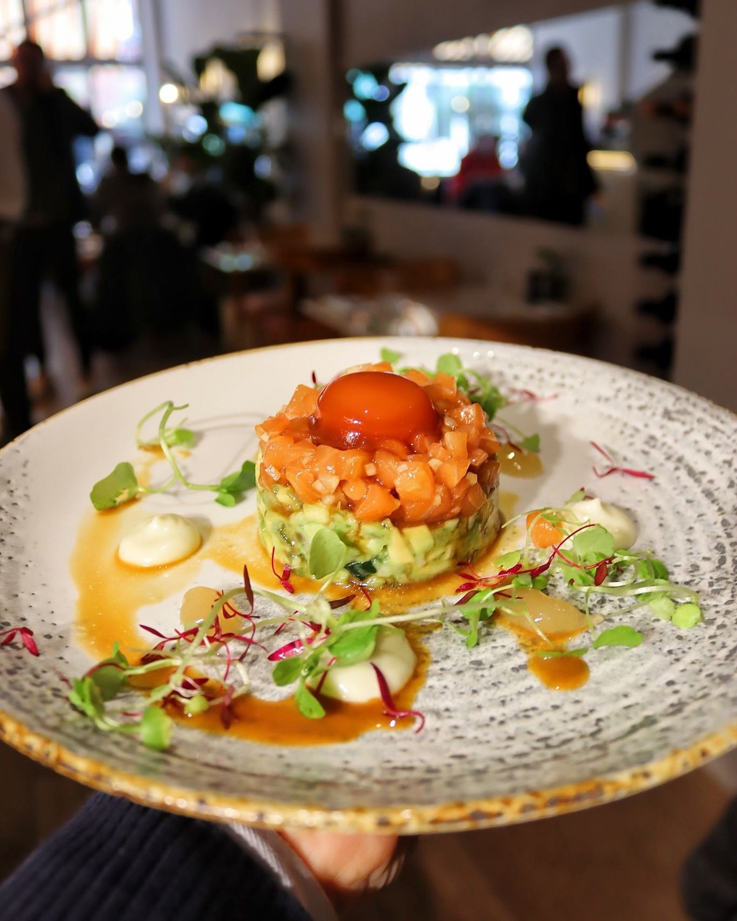 Embracing our Aussie roots with our fresh and vibrant lunch dishes, such as this Salmon tartare with avocado, cured egg &amp; ponzu gel.
.
.
.
.
#EnglandsGrace #healthyeating #autralia #australianfood #londonrestaurants #londonfood #foodblogger #lunc