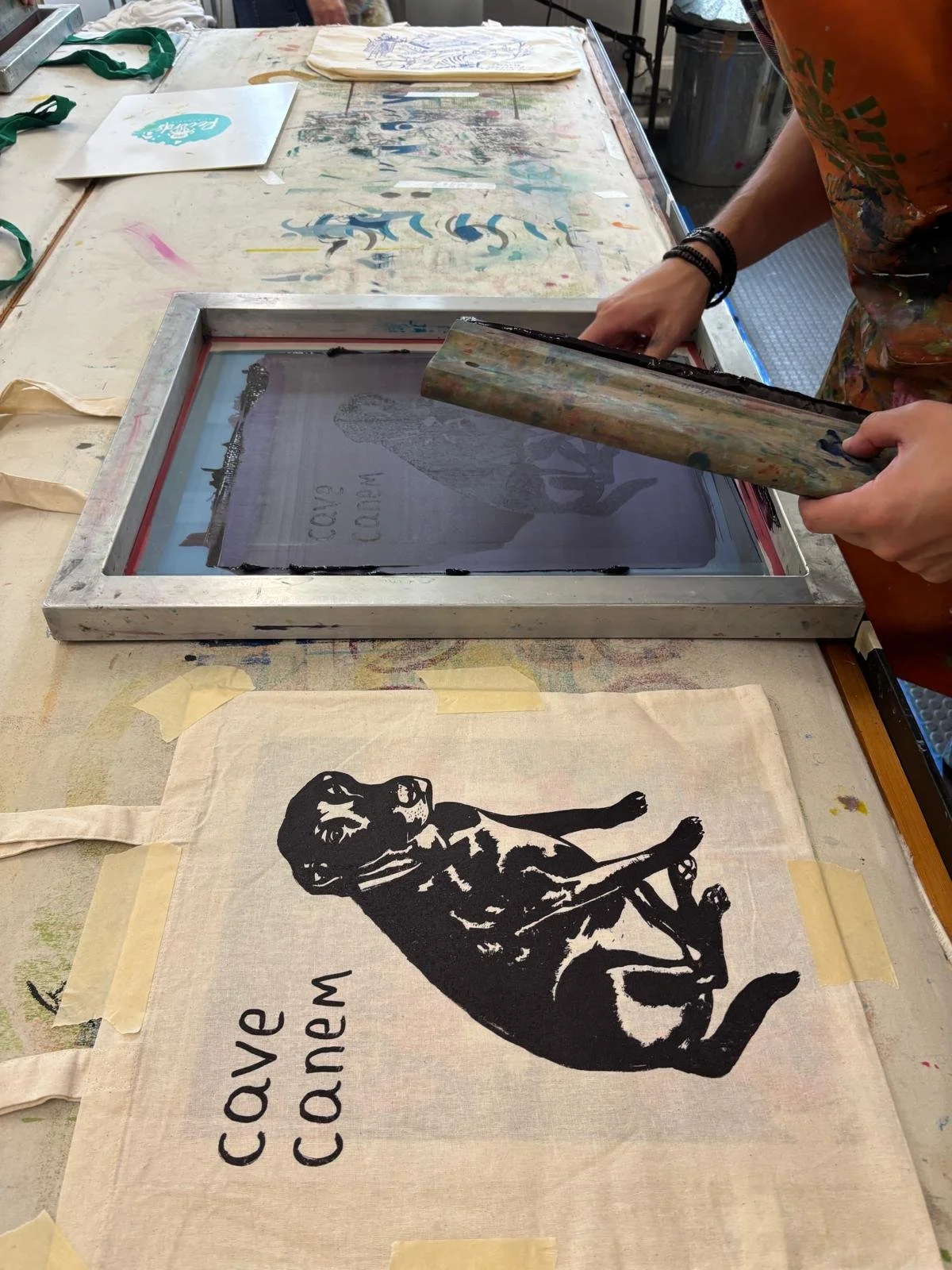 Totes and Tees Screenprinting Day: Saturday