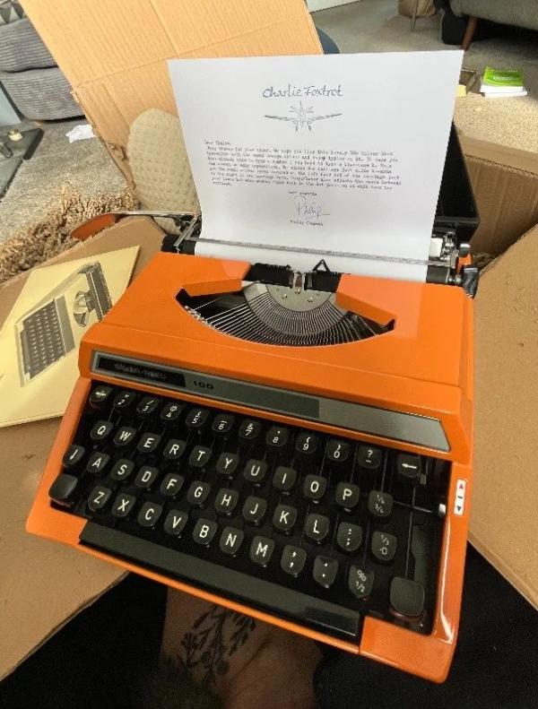 Typewriter Tarot Mail