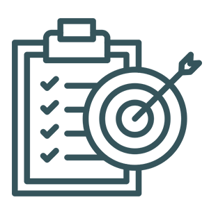 A plain square dark teal background