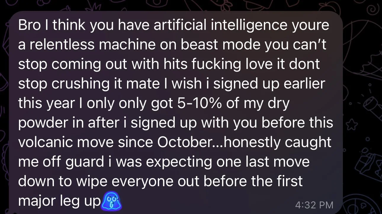 Text message discussing a person's feelings about their constant work and effort, with a small blue ghost emoji at the end.