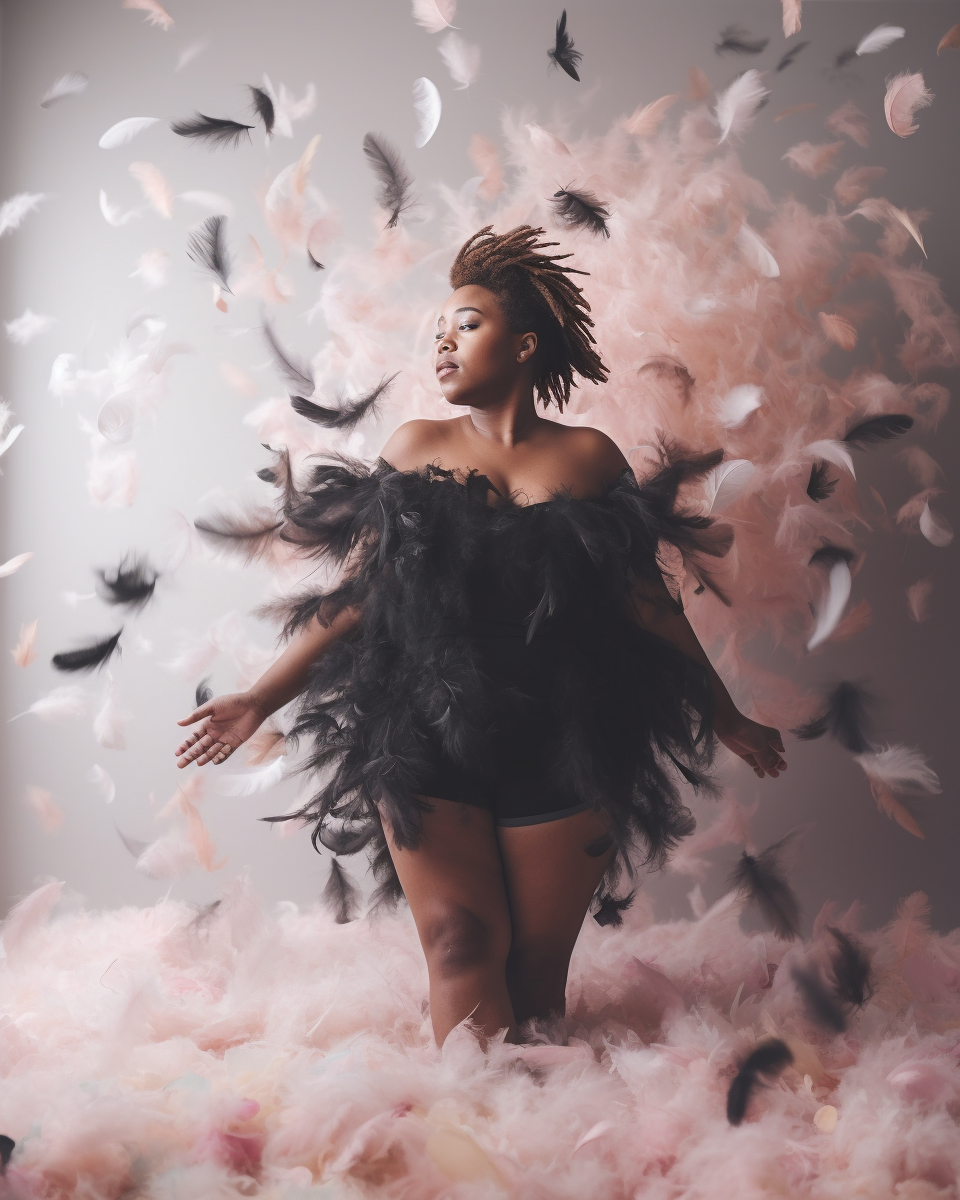 matzematic_shiny_black_obese_model_floating_above_the_ground_an_0295e926-5c0c-4e58-8824-98c0d60e8027.png