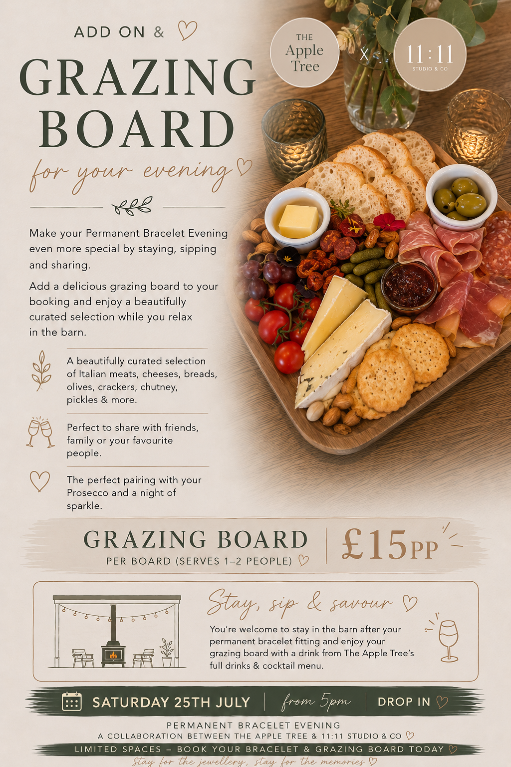 Add on:  Grazing Board